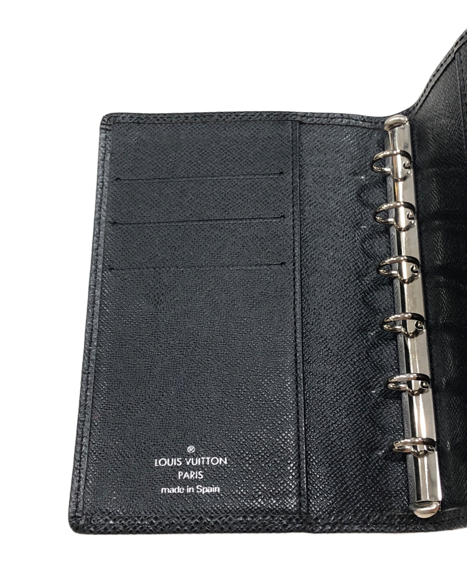 中古・古着通販】LOUIS VUITTON (ルイ ヴィトン) 手帳カバー ブラック