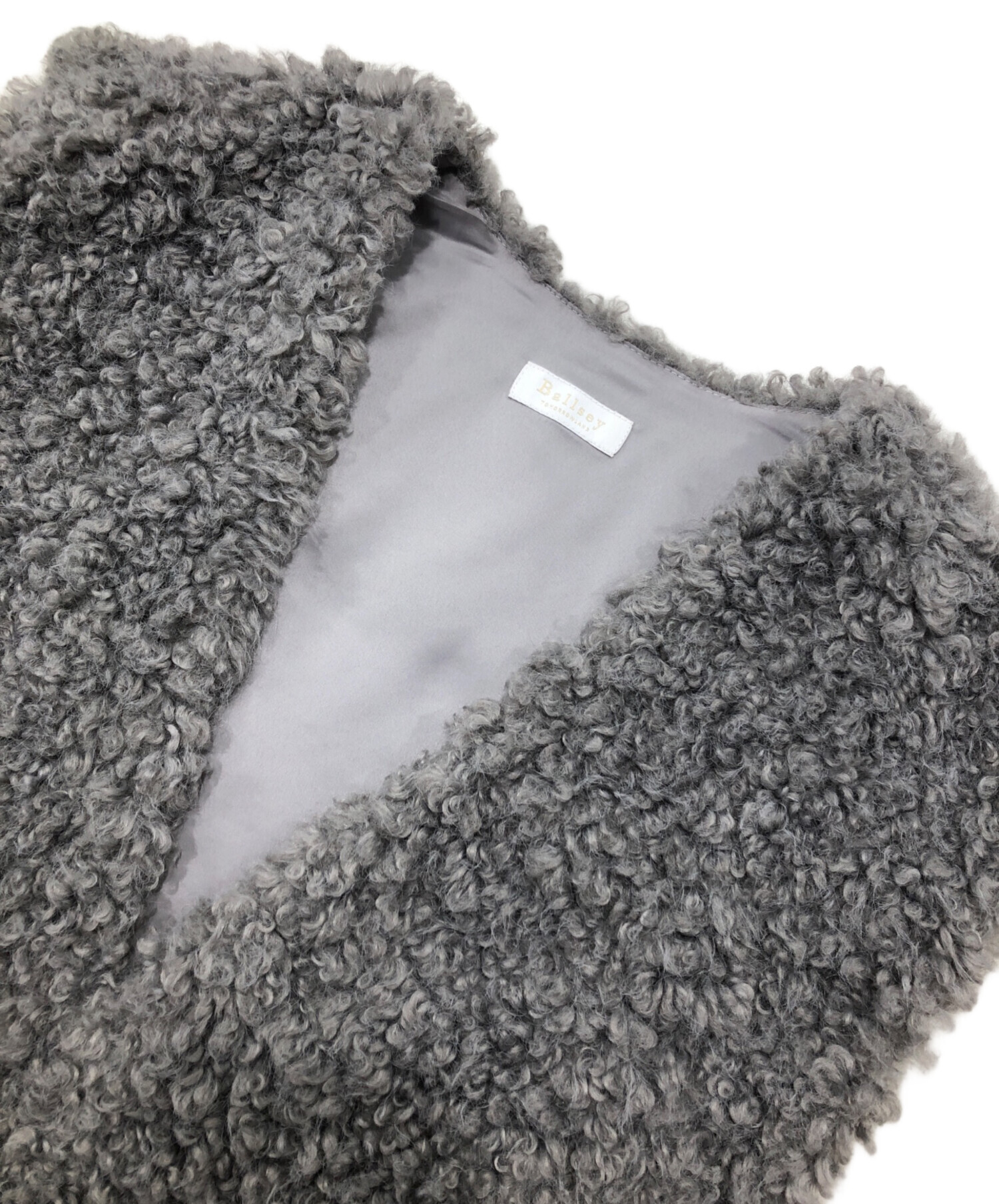 【未使用に近いBallseyファー ショートベスト グレー色 （現行販売品） 楽天市場】【SALE／40%OFF】ランダムファー ショートベスト Ballsey