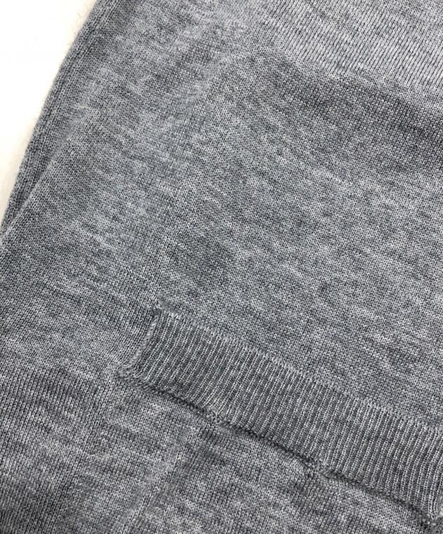 お値下げ❣️PRADA カーディガン★グレー 中古・古着通販】PRADA (プラダ) ウールバイカラーカーディガン グレー