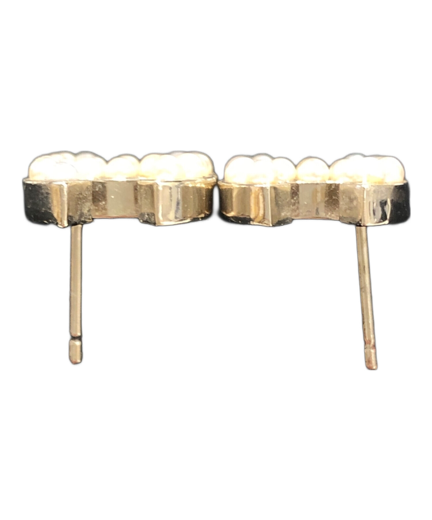 中古・古着通販】CHANEL (シャネル) パールココマークピアス シルバー