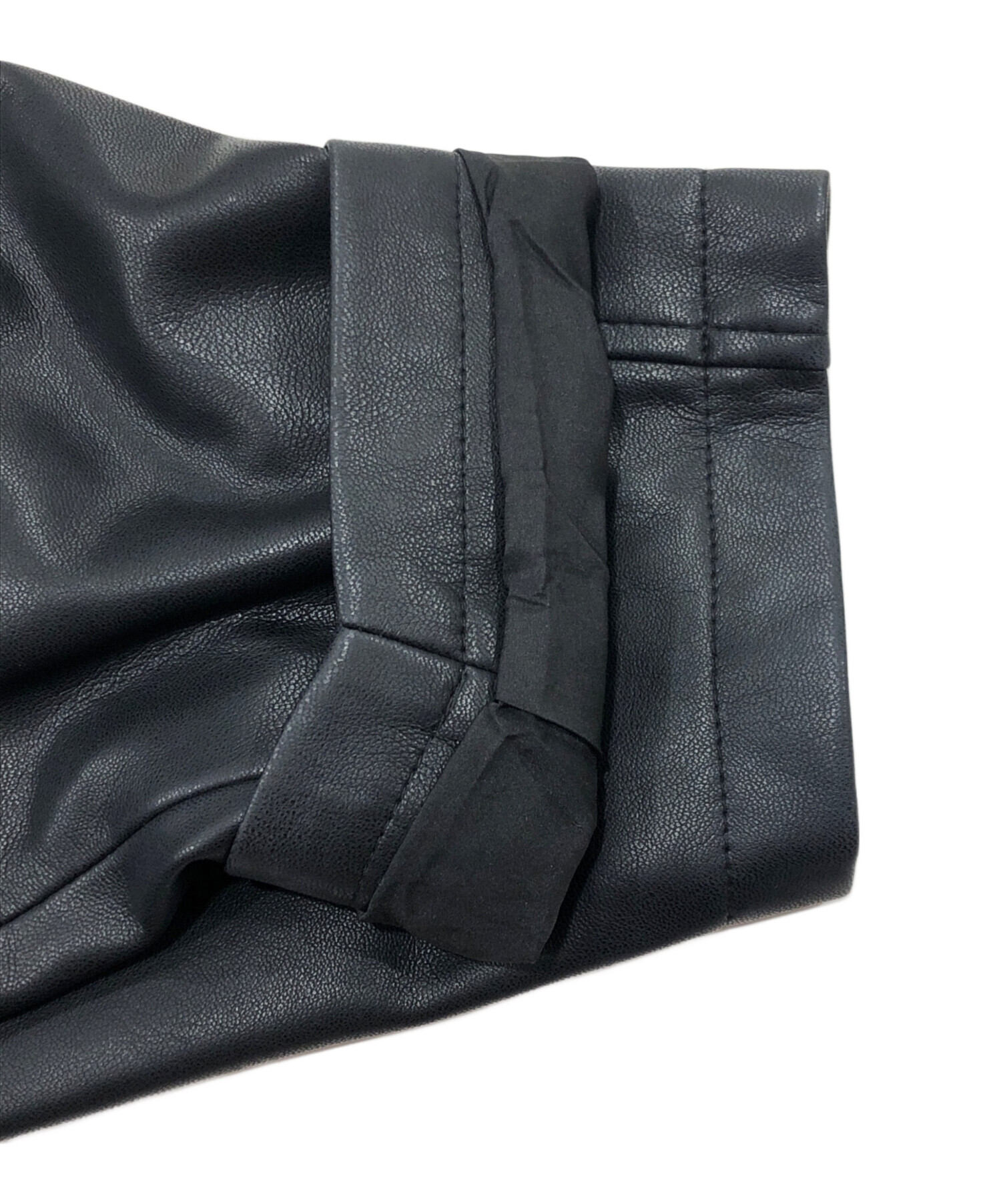 中古・古着通販】anuke (アンヌーク) エコレザーオーバージャケット