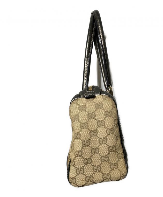 中古・古着通販】GUCCI (グッチ) キャンバスミニボストンバッグ
