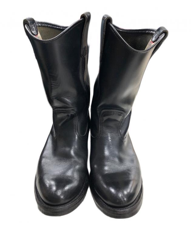 中古・古着通販】RED WING (レッドウィング) ペコスブーツ ブラック