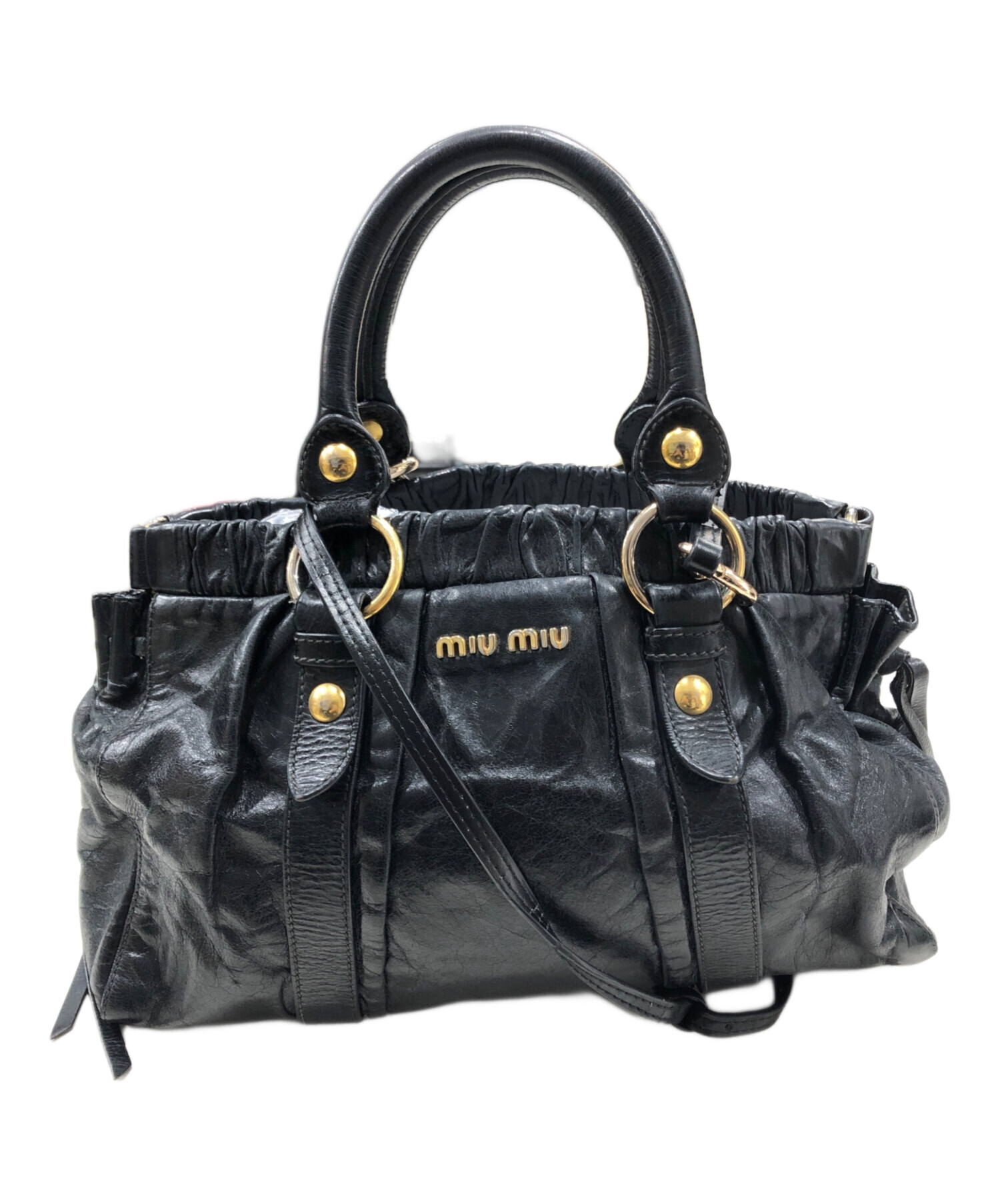 中古・古着通販】MIU MIU (ミュウミュウ) ヴィッテロ・ラックス レザー