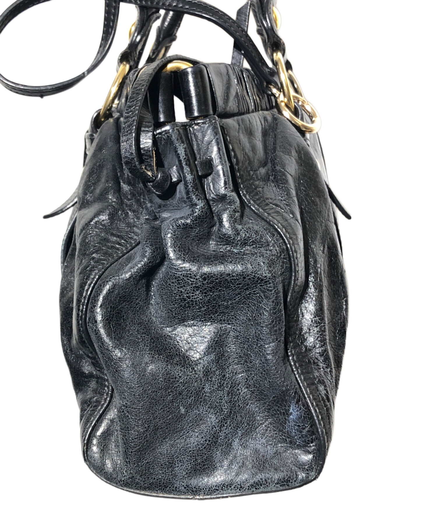 中古・古着通販】MIU MIU (ミュウミュウ) ヴィッテロ・ラックス レザー