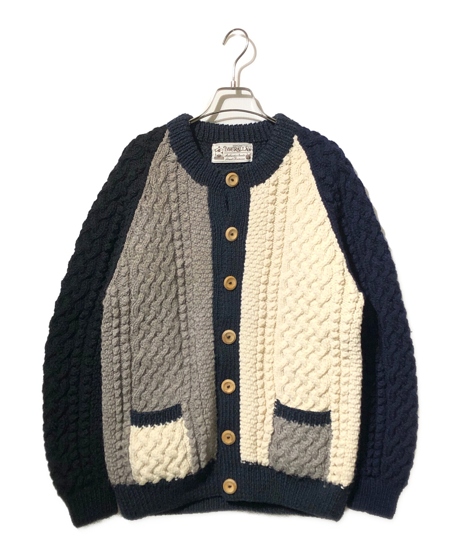 中古・古着通販】INVERALLAN (インバーアラン) 4Aウールクルーネック