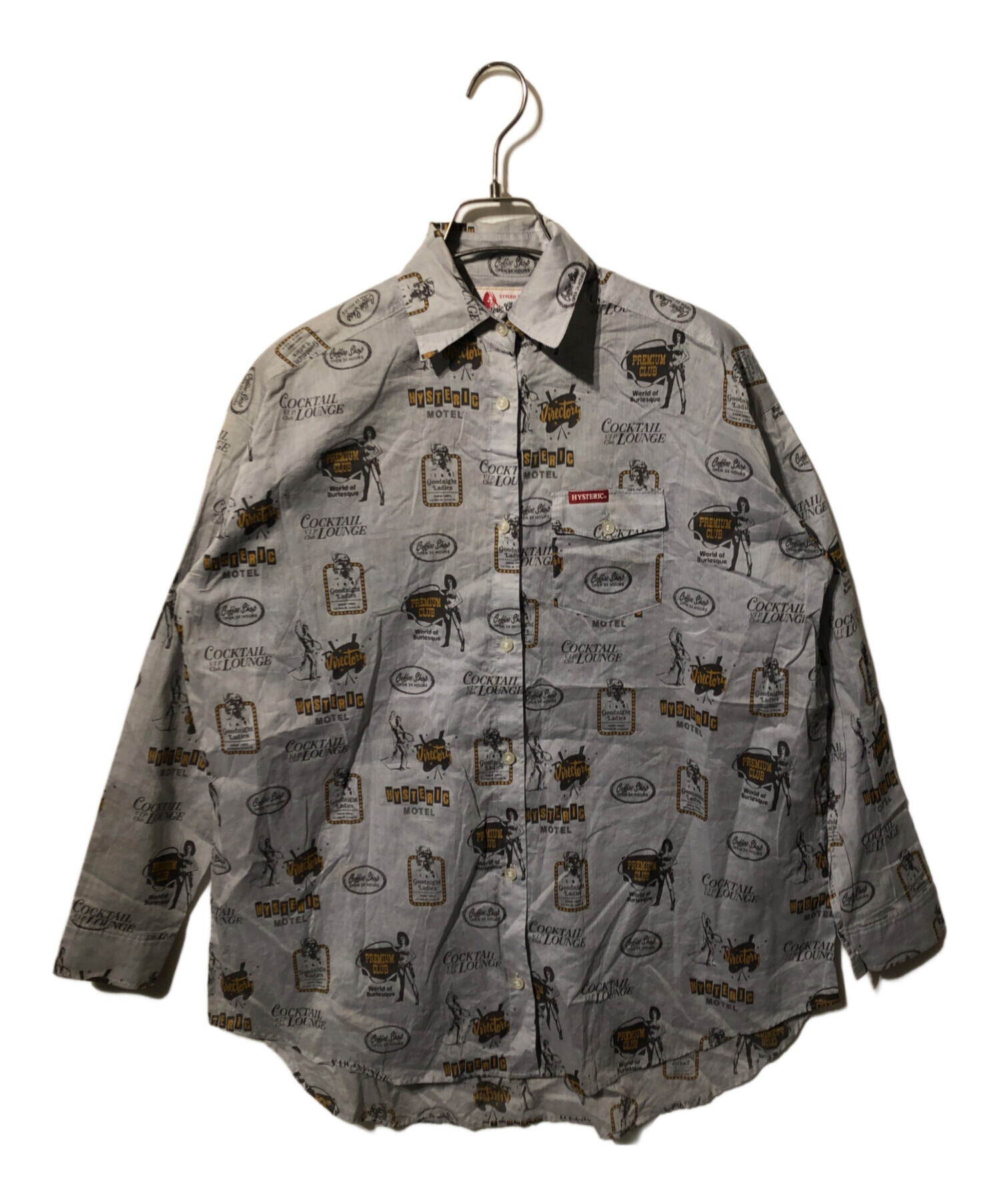 中古・古着通販】Hysteric Glamour (ヒステリックグラマー) 総柄長袖