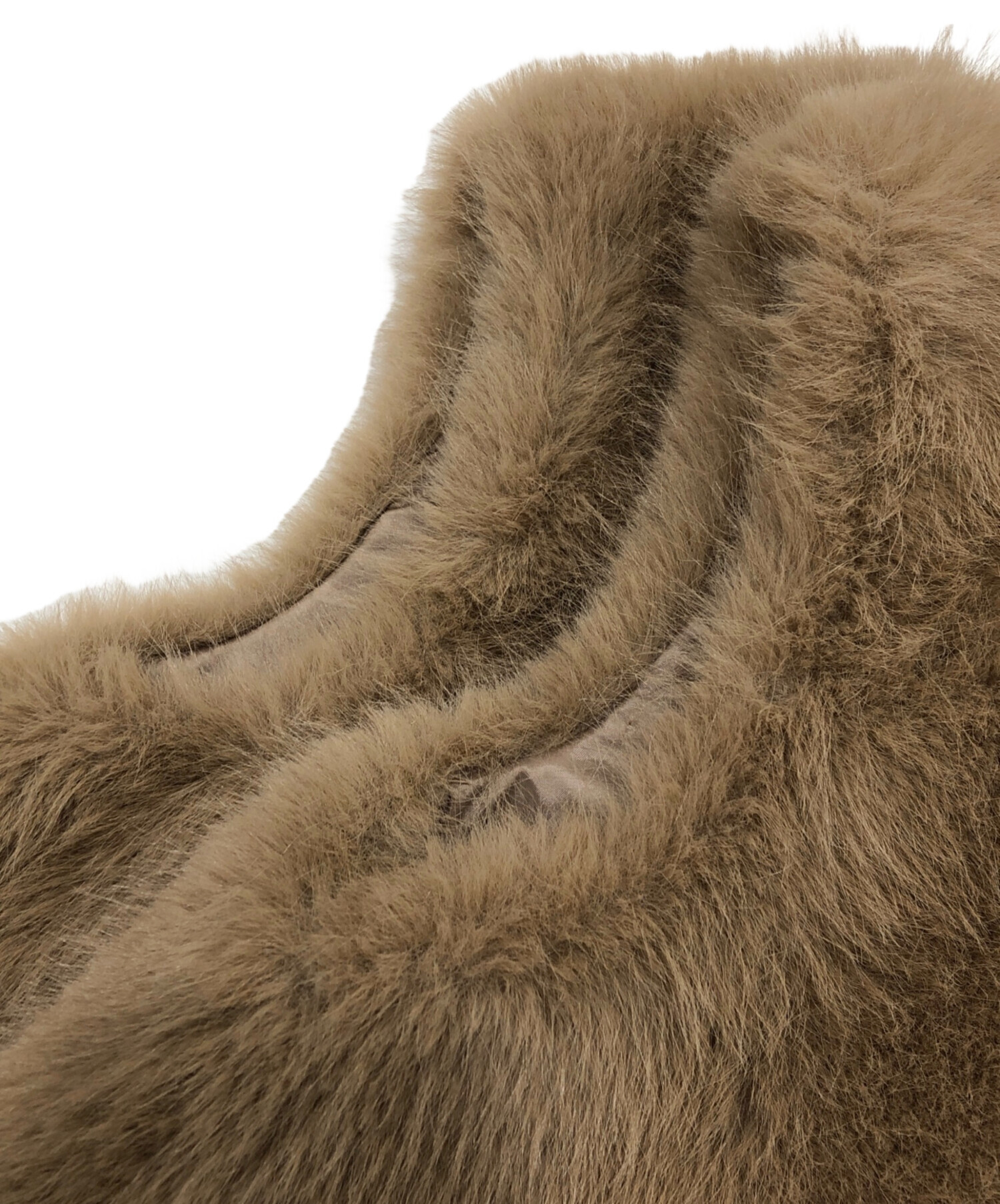 中古・古着通販】ESMOK (エスモック) ファーベスト/ A line fur vest