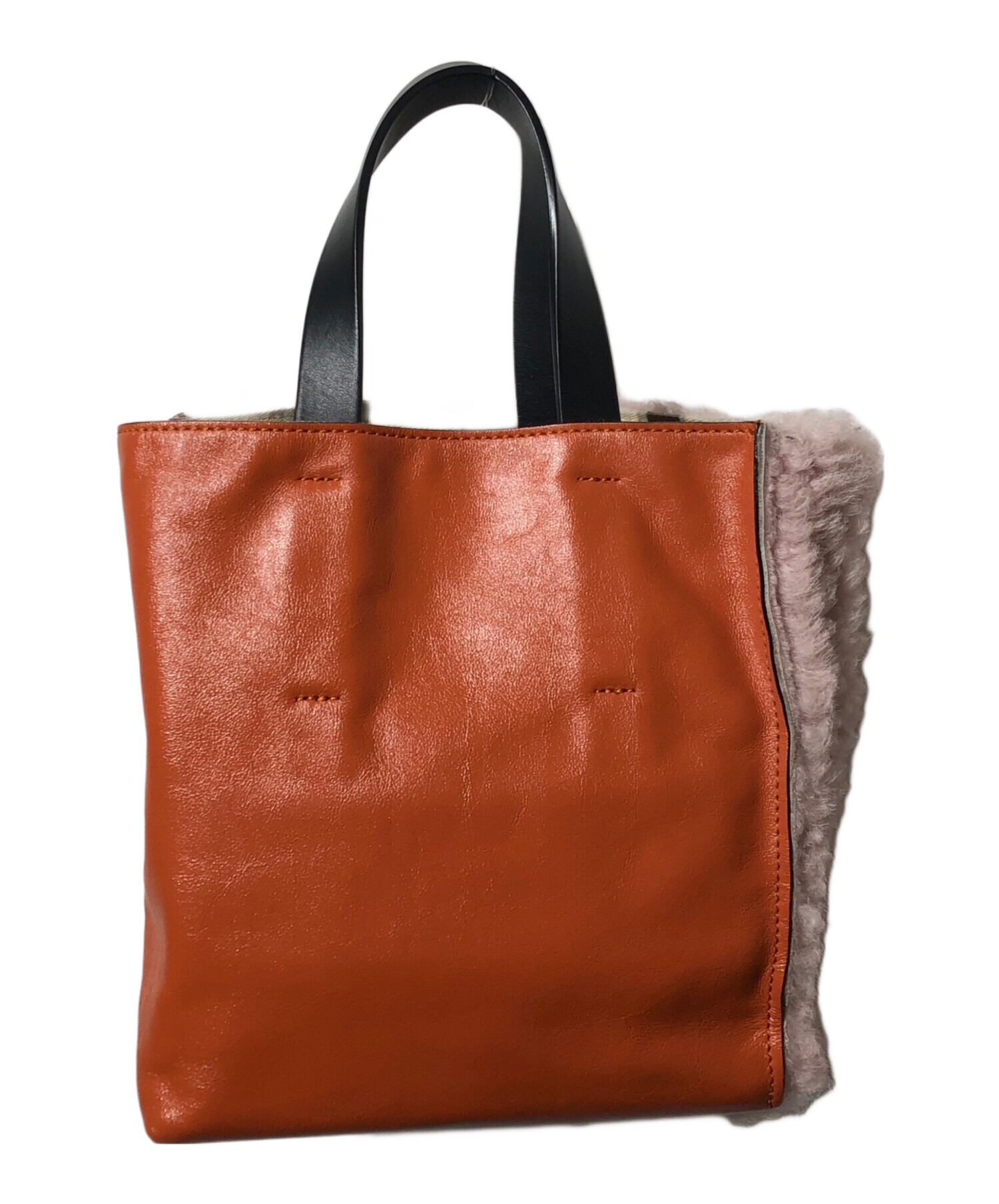 MARNI マルニ バッグ（その他） レディース 【古着】【中古】 中古・古着通販】MARNI (マルニ) ボアコンビネーションバッグ オレンジ