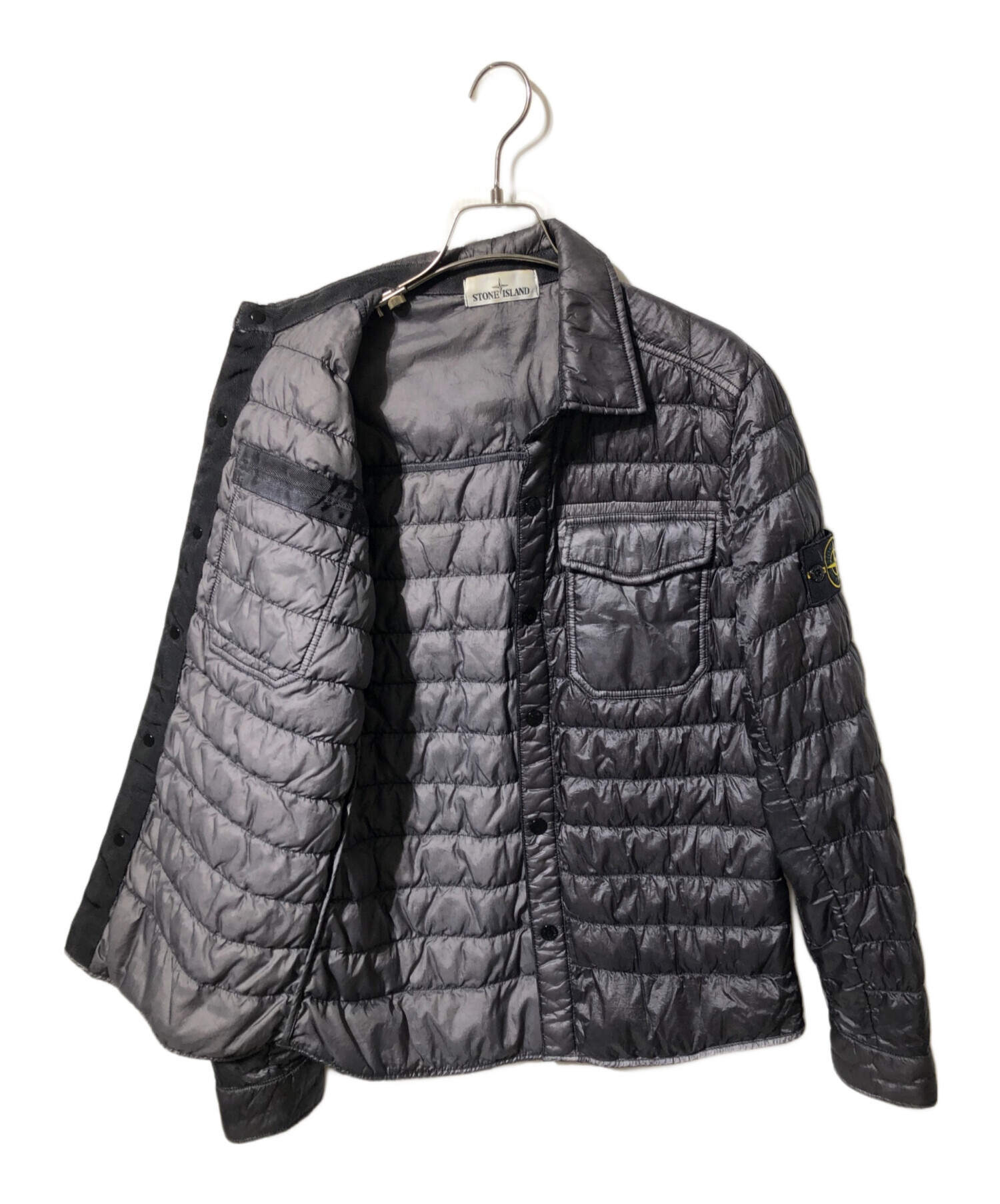 中古・古着通販】STONE ISLAND (ストーンアイランド) ダウンシャツ 