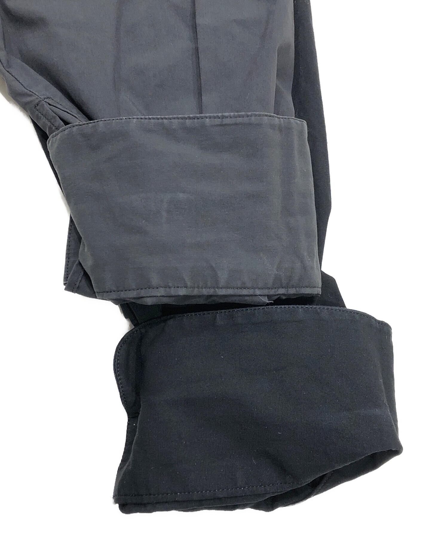 中古・古着通販】Tamme (タム) レイヤードロングシャツ ブラック