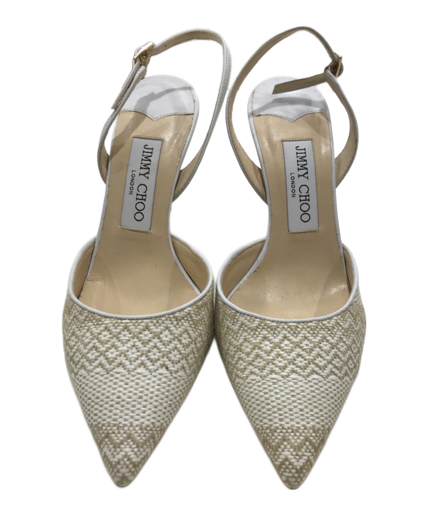 【ゼナミダルページ】J'ADIORストラップ付き　ミュールサイズ37.5 JIMMY CHOO ATHENIA トリオストラップミュール 特別価格 【公式通販】