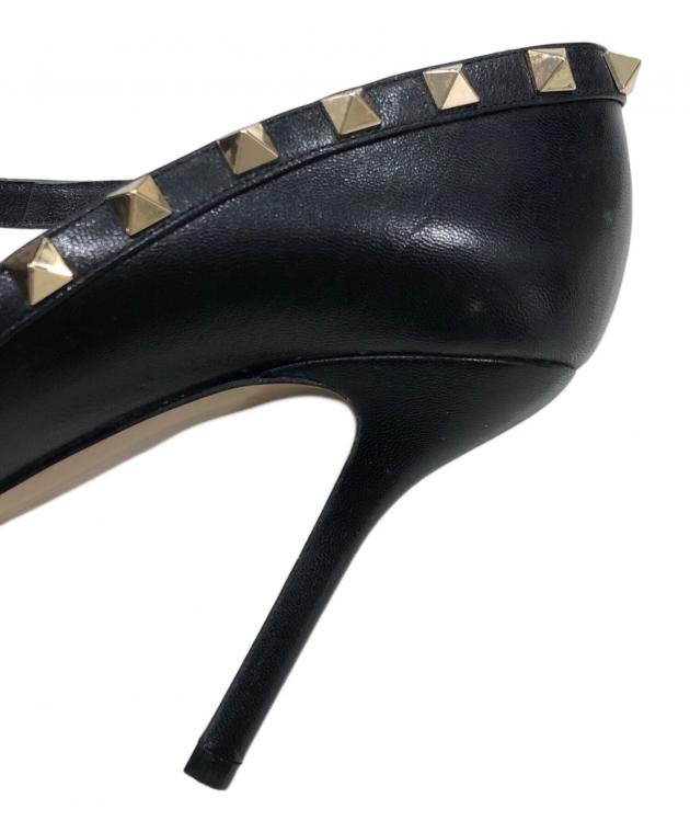 VALENTINO ヴァレンティノ　パンプス　ハイヒール　靴　スタッズ　41 中古・古着通販】VALENTINO (ヴァレンティノ) レザースタッズパンプス