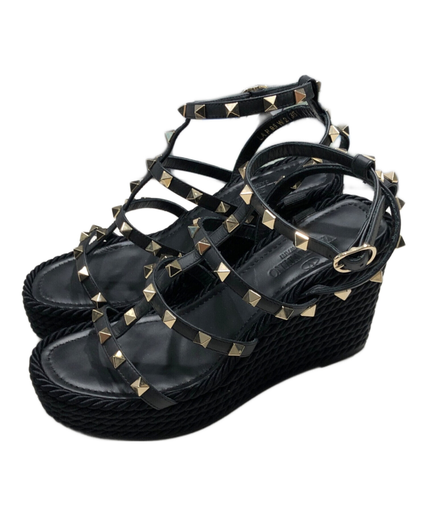 中古・古着通販】VALENTINO (ヴァレンティノ) ウェッジソールスタッズ 中古・古着通販】VALENTINO (ヴァレンティノ) ウェッジソールスタッズ