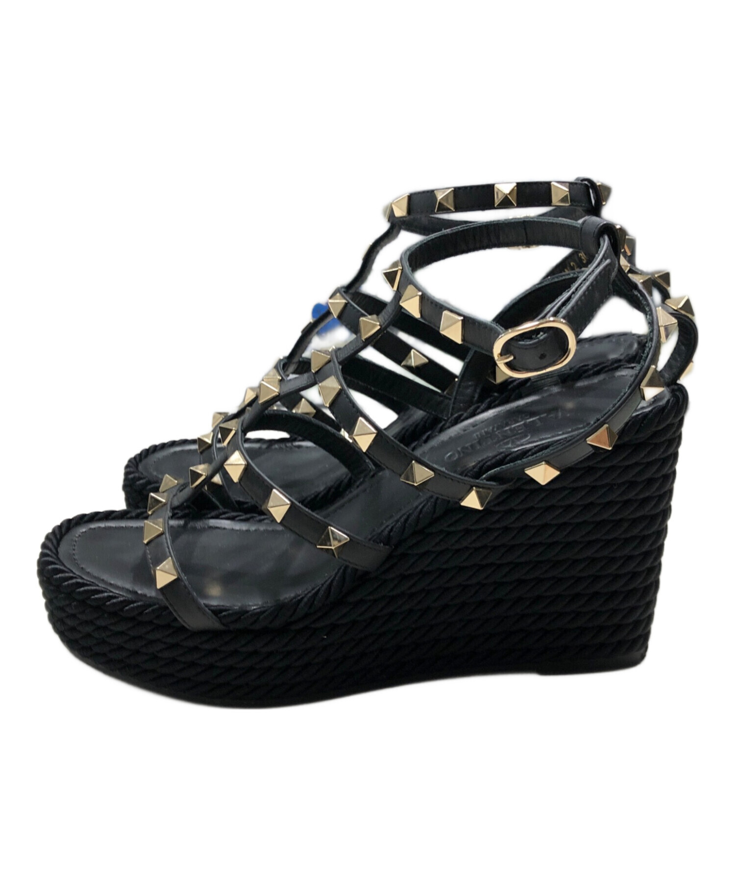 中古・古着通販】VALENTINO (ヴァレンティノ) ウェッジソールスタッズ