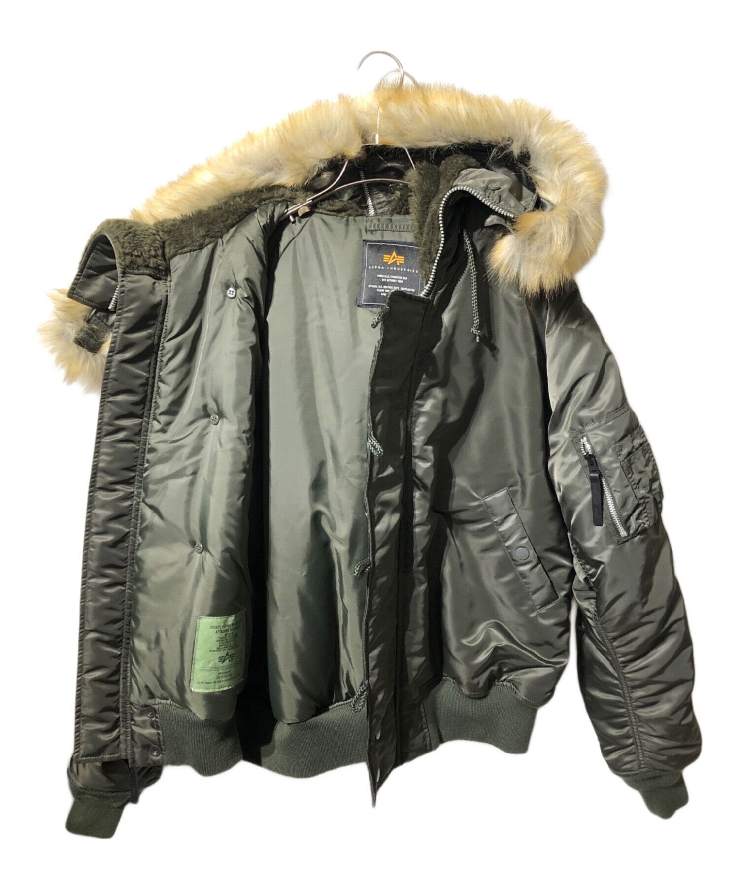 中古・古着通販】ALPHA (アルファ) N-2B フライトジャケット カーキ