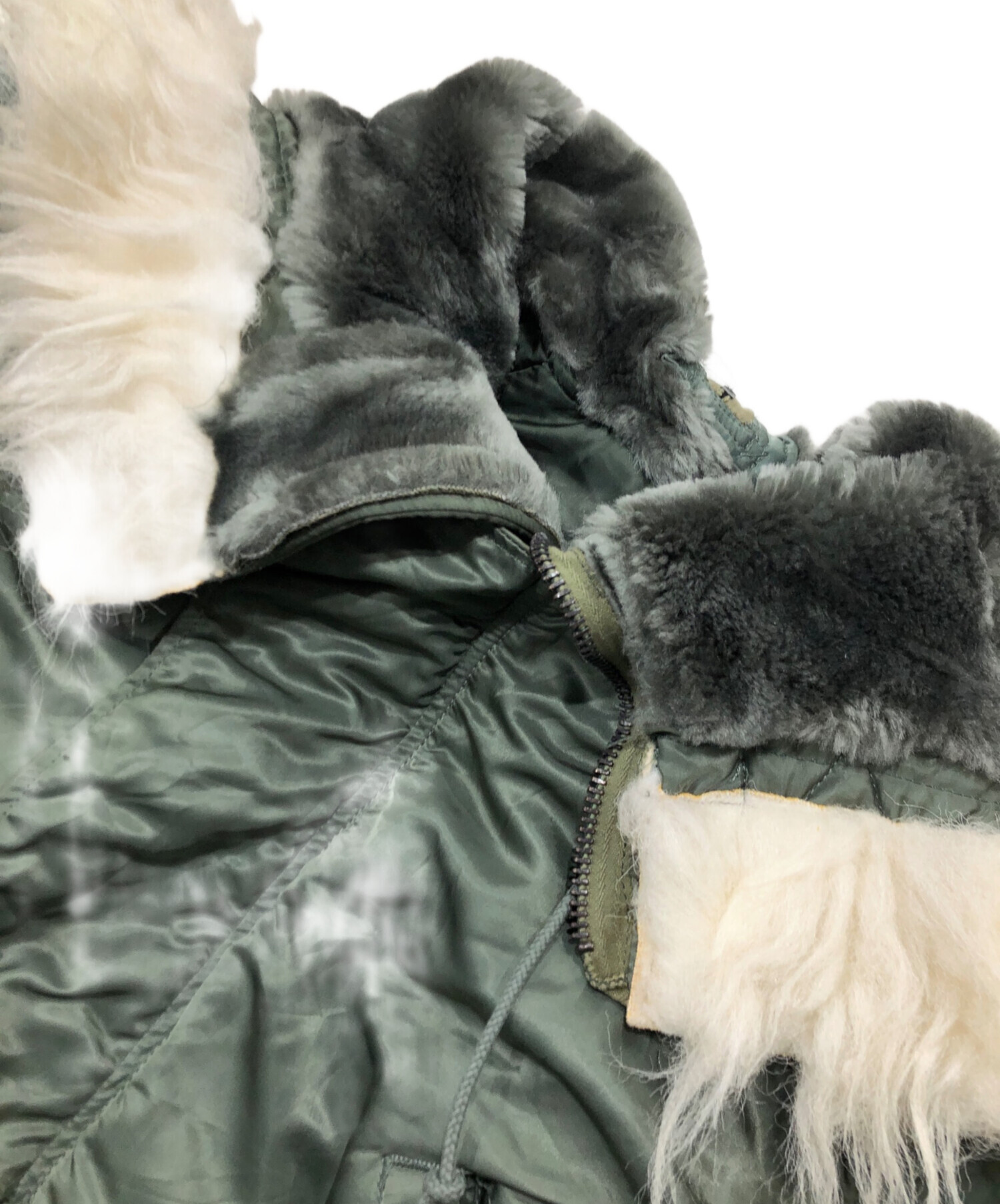 ALPHAアルファN-2B 定番カラーオリーブ＆人気サイズS！廃盤！ 中古・古着通販】ALPHA (アルファ) N-2Bジャケット（N2B） オリーブ