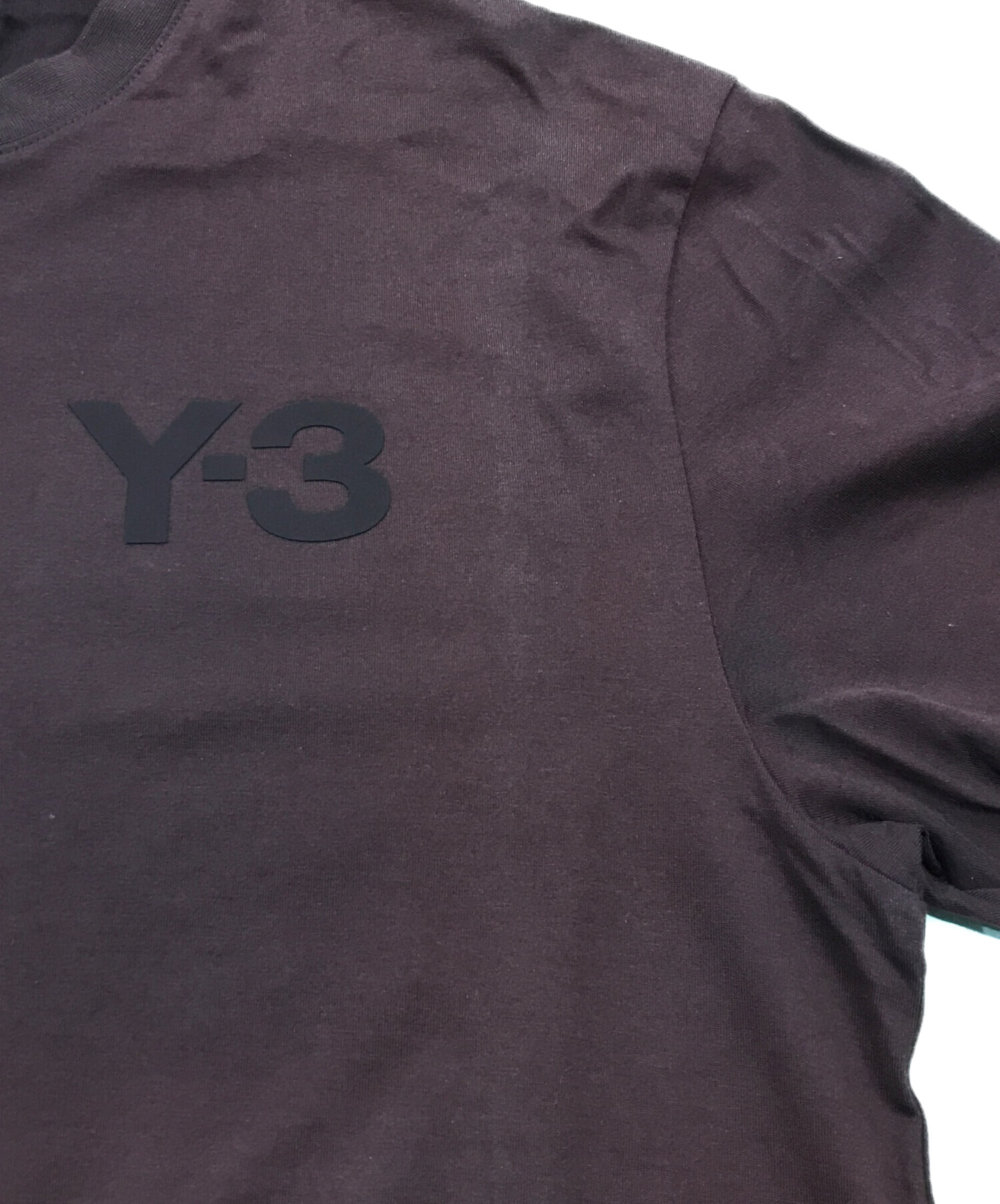中古・古着通販】Y-3 (ワイスリー) クラシックロゴTシャツ ブラウン 