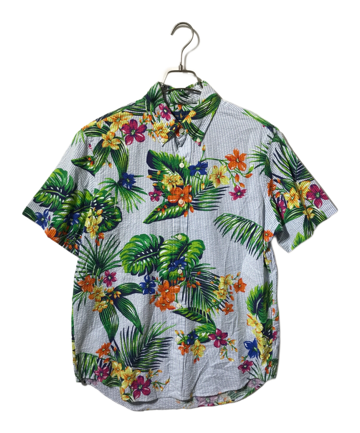 中古・古着通販】RALPH LAUREN (ラルフローレン) シアサッカーアロハ