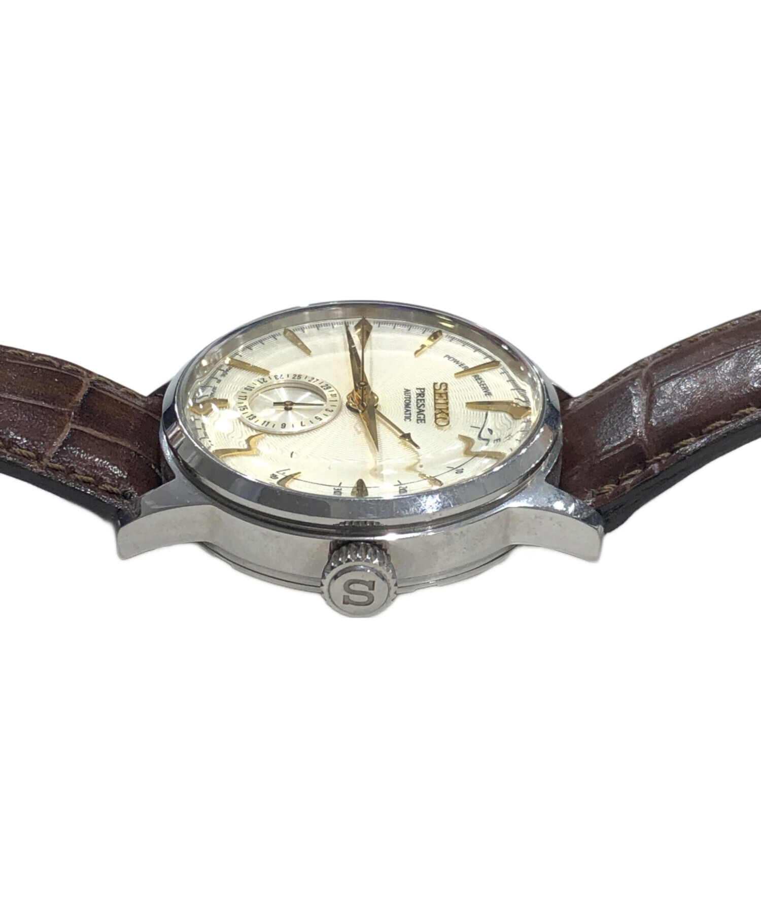 SEIKOプレサージュ中古 中古・古着通販】SEIKO (セイコー) プレサージュ / 腕時計 ベージュ