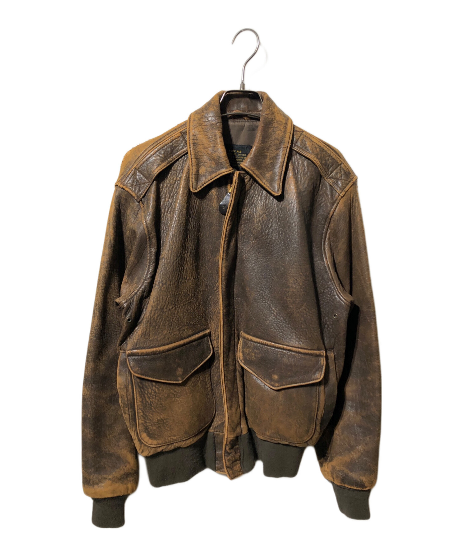 中古・古着通販】AVIREX (アヴィレックス) A2レザーフライトジャケット
