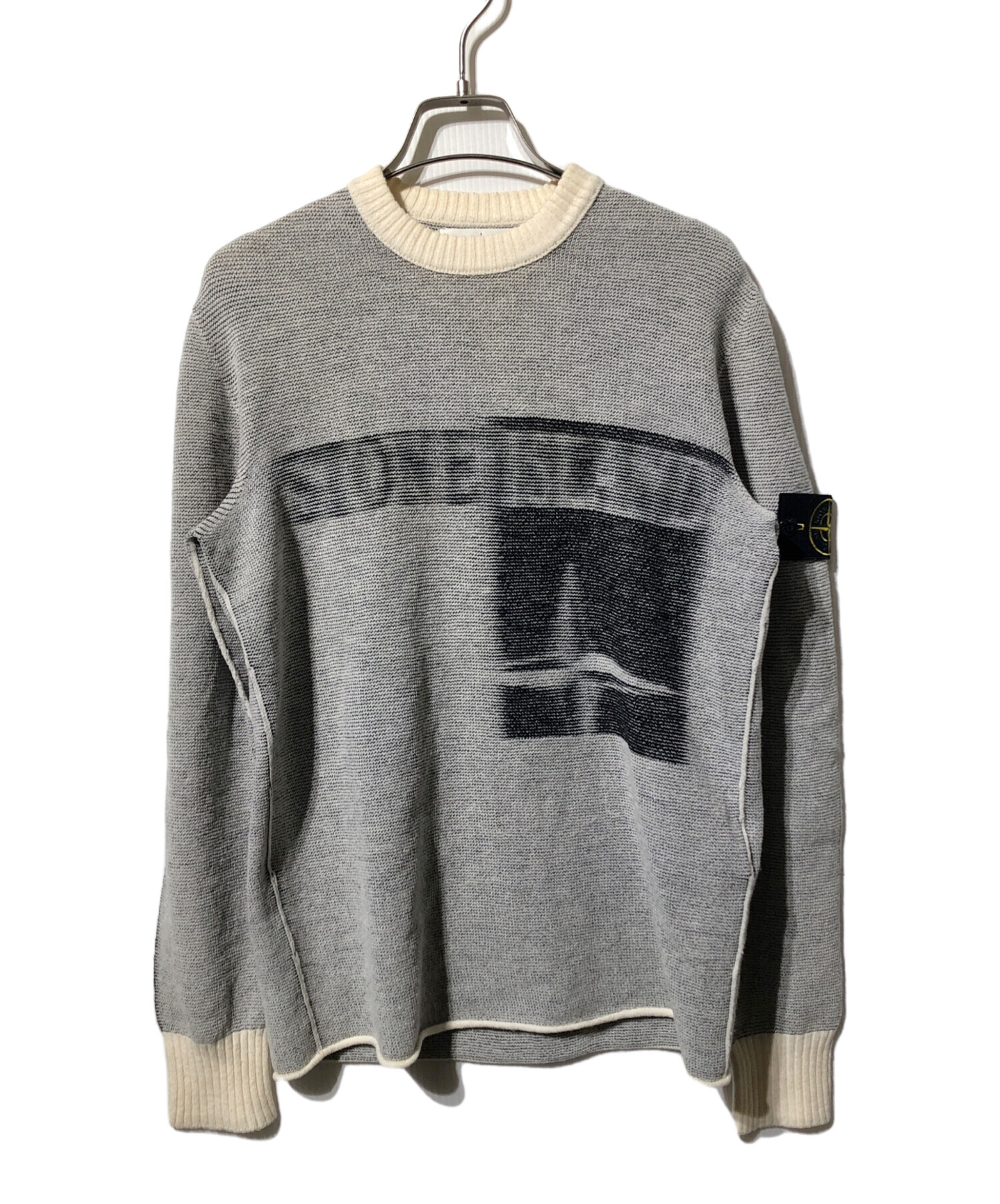 中古・古着通販】STONE ISLAND (ストーンアイランド) ロゴクルーネック