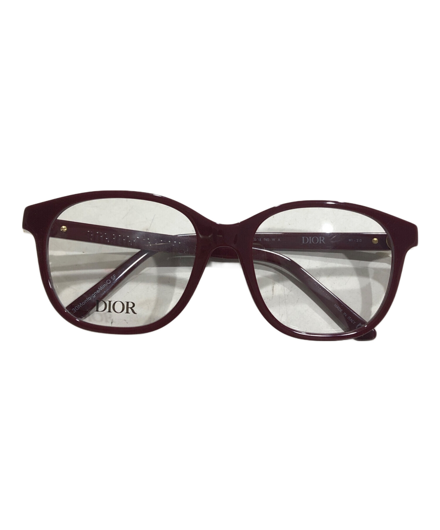 Christian Dior ロゴ金具 サングラス ブラック系 中古・古着通販】Christian Dior (クリスチャン ディオール