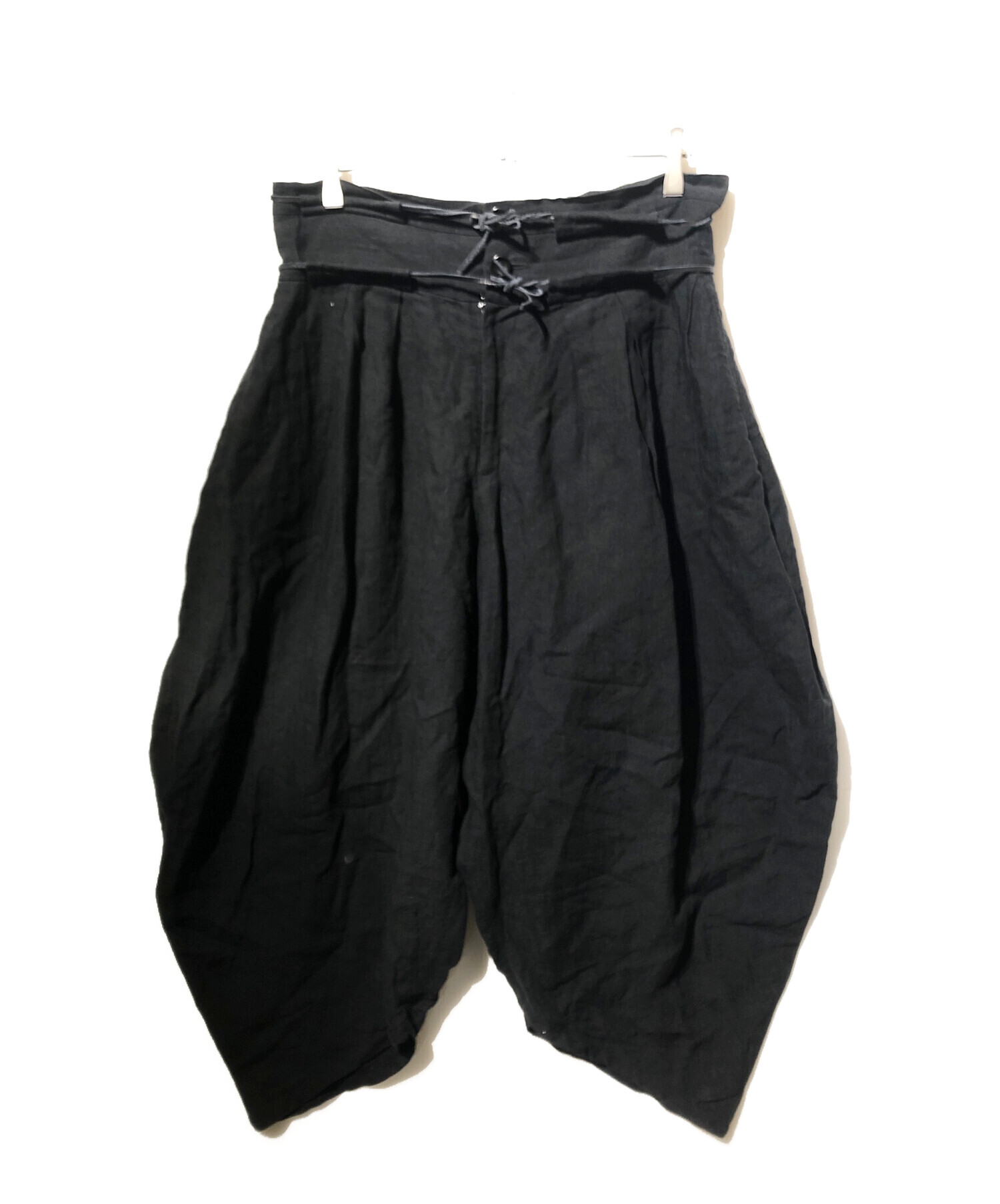 ロギーケイ パンツ ブラック リネン 中古・古着通販】ROGGYKEI (ロギーケイ) リネンサルエルパンツ
