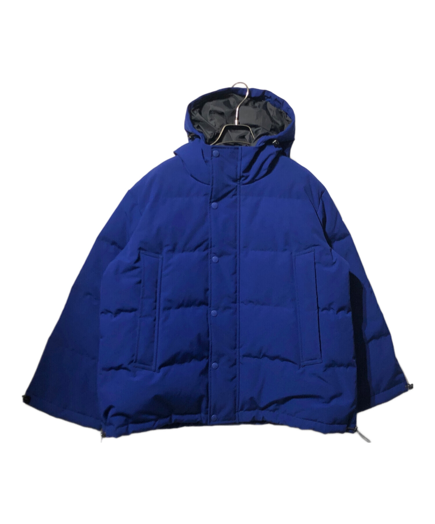 中古・古着通販】DANTON (ダントン) DOWN ARMY HOODED JACKET ブルー 