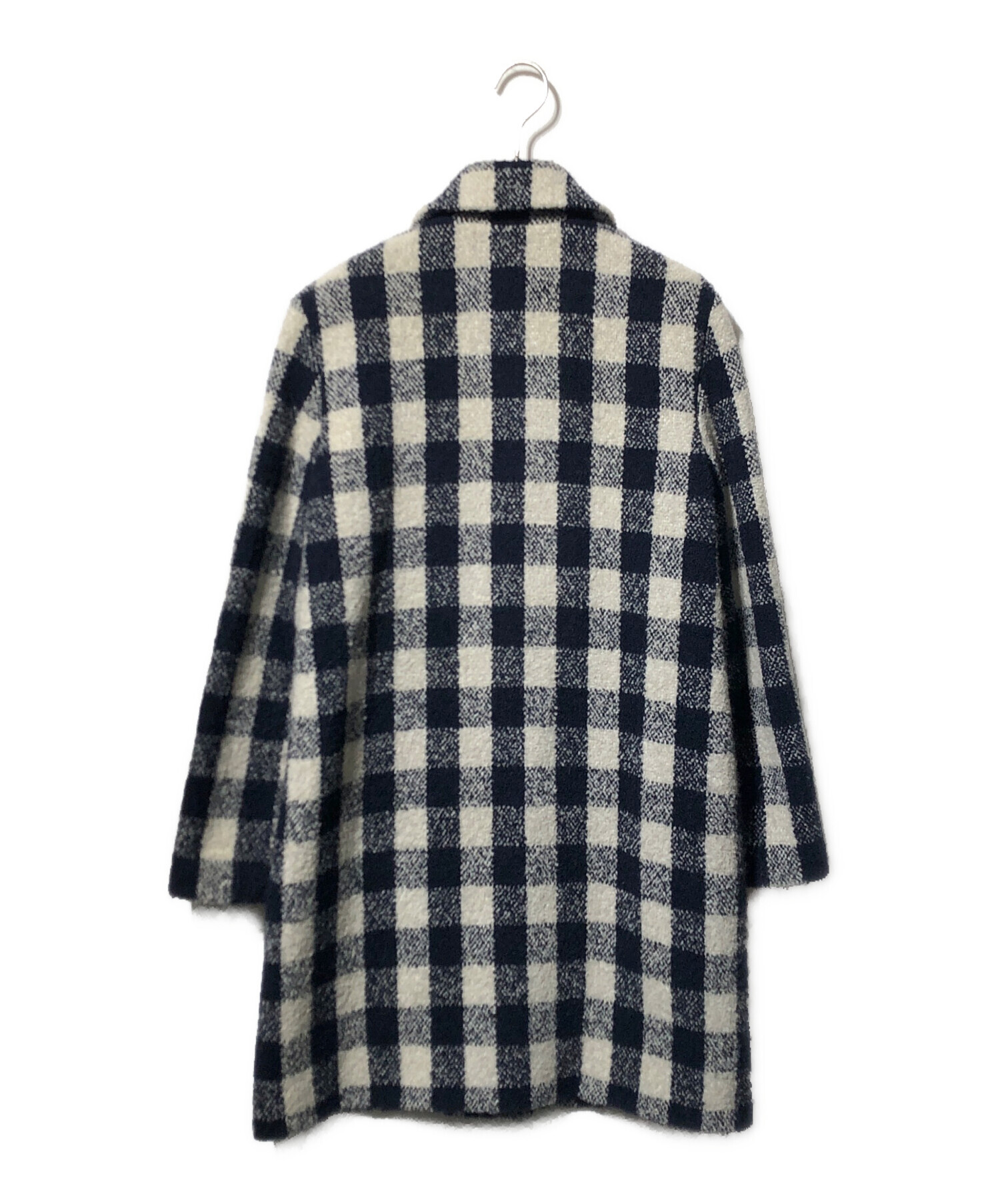 中古・古着通販】A.P.C. (アーペーセー) チェックブークレコート 