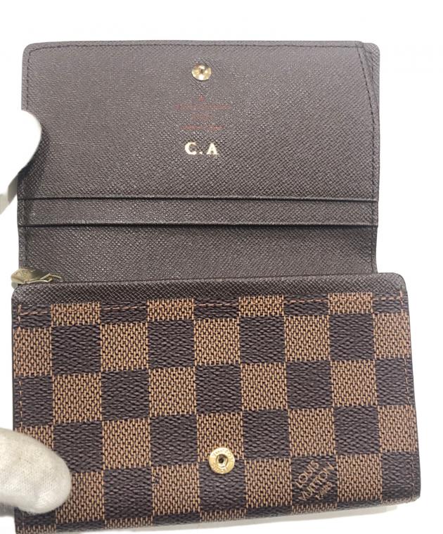 中古・古着通販】LOUIS VUITTON (ルイ ヴィトン) 2つ折り財布 ブラウン