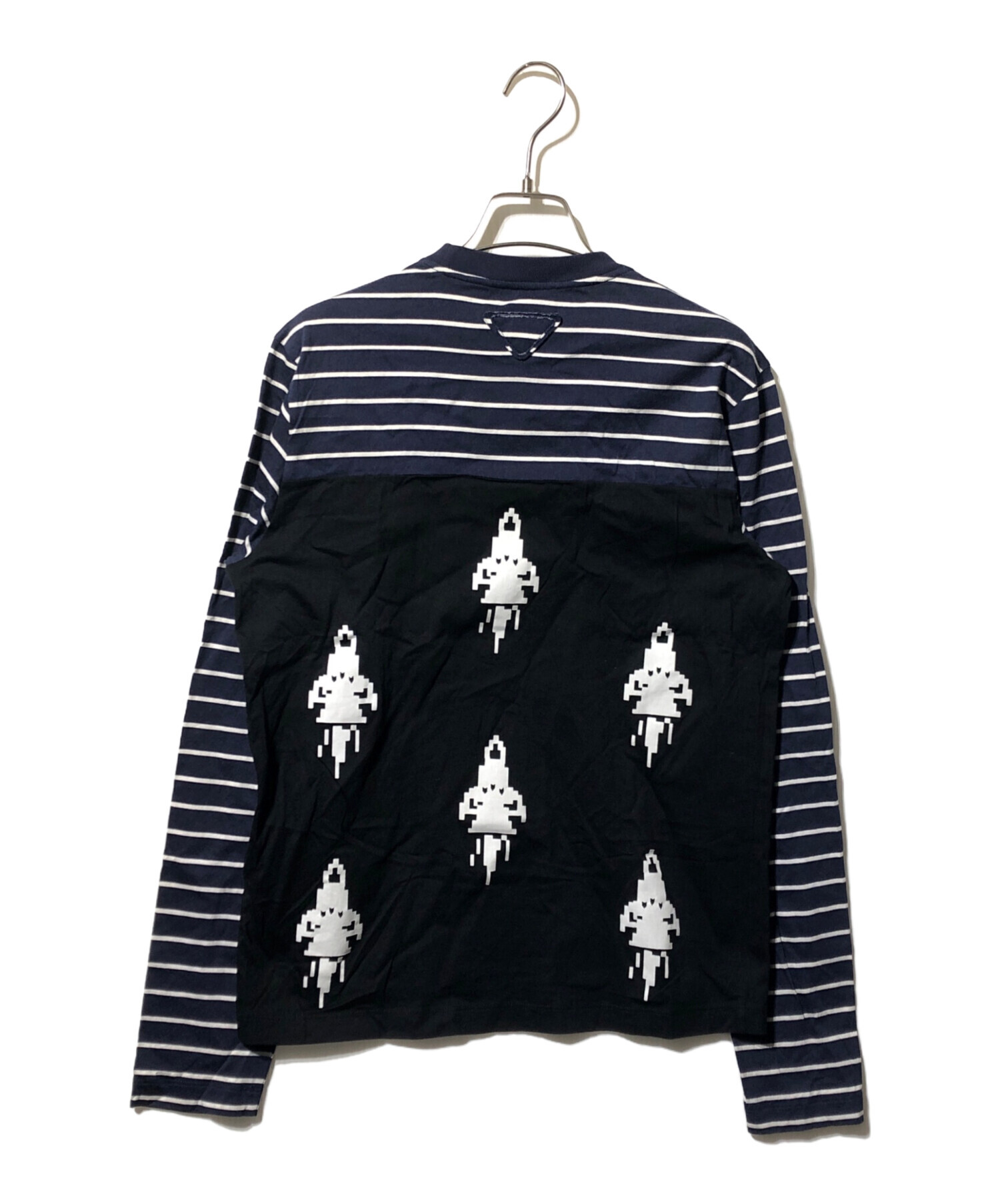 PRADA / プラダ | ハイネック ボーダー トラックジャケット | XS