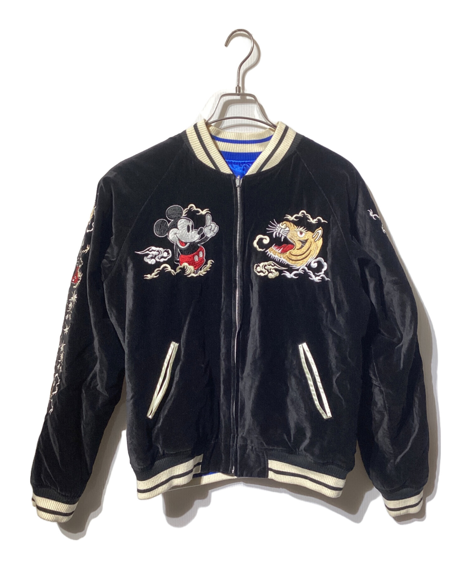 中古・古着通販】DISNEY (ディズニー) 別珍スカジャン ブラック サイズ