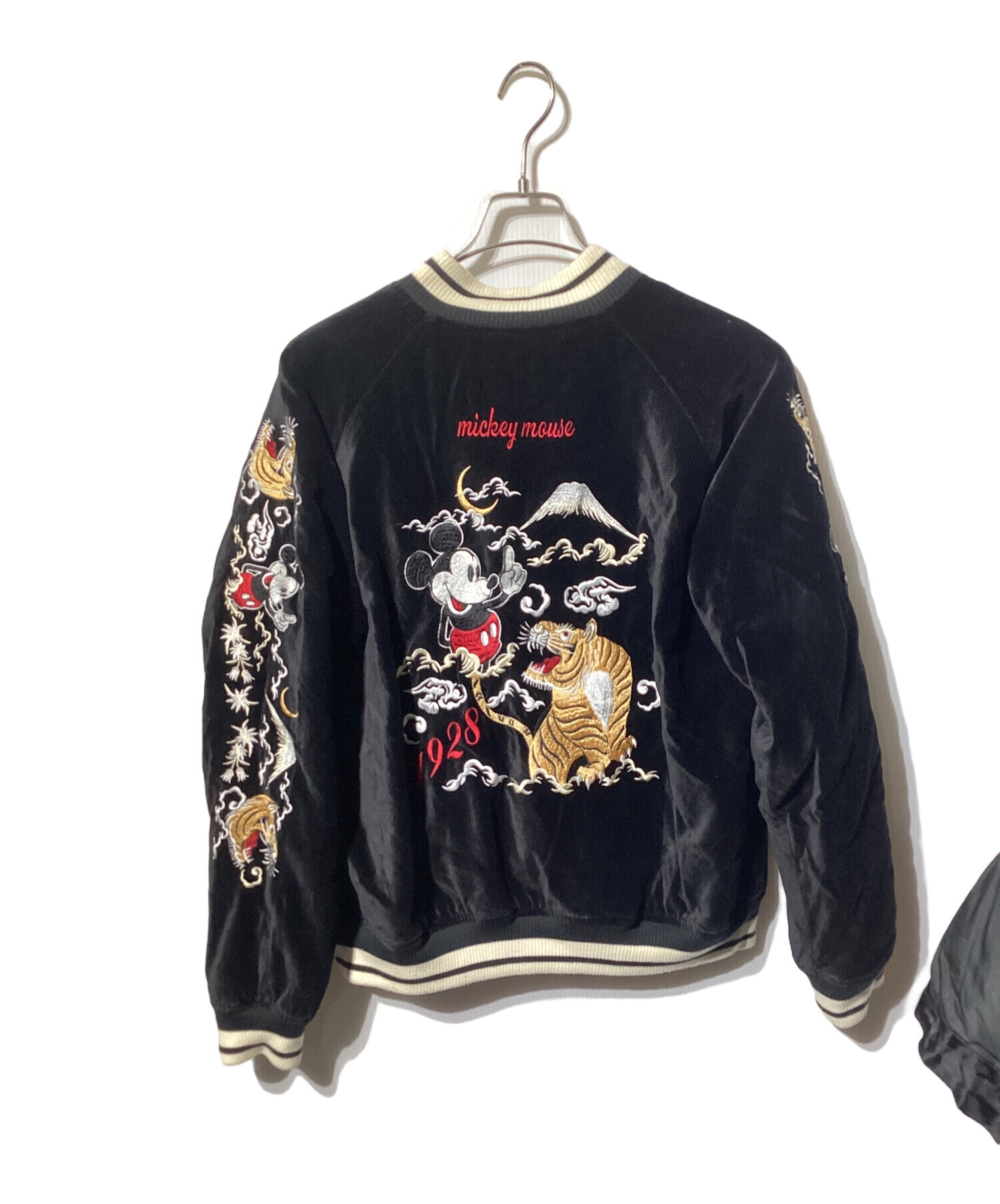 中古・古着通販】DISNEY (ディズニー) 別珍スカジャン ブラック サイズ