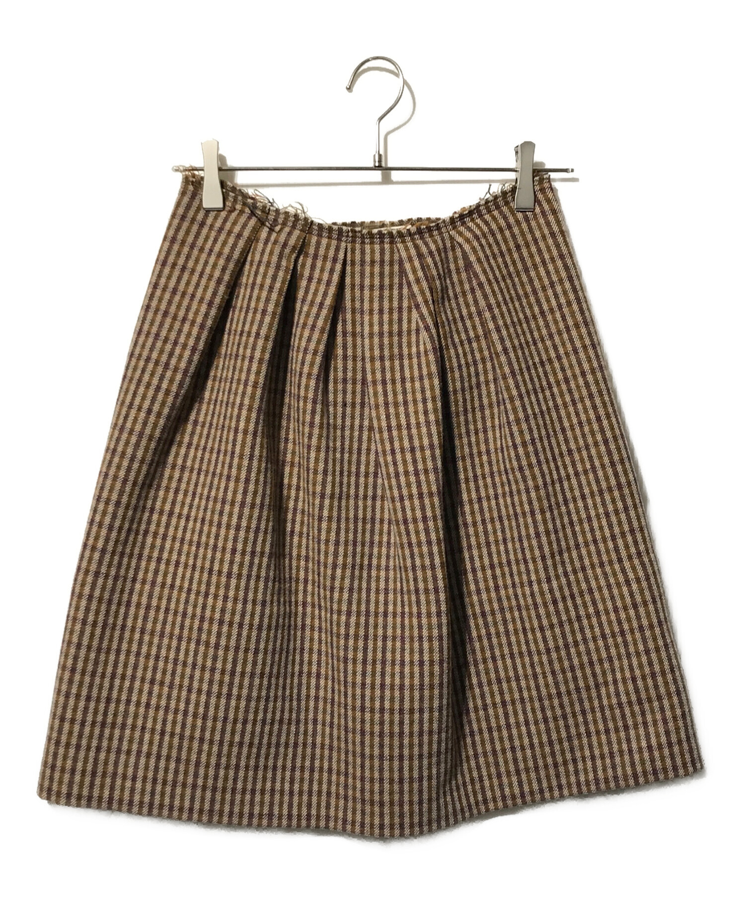 中古・古着通販】MIU MIU (ミュウミュウ) ウールラップスカート