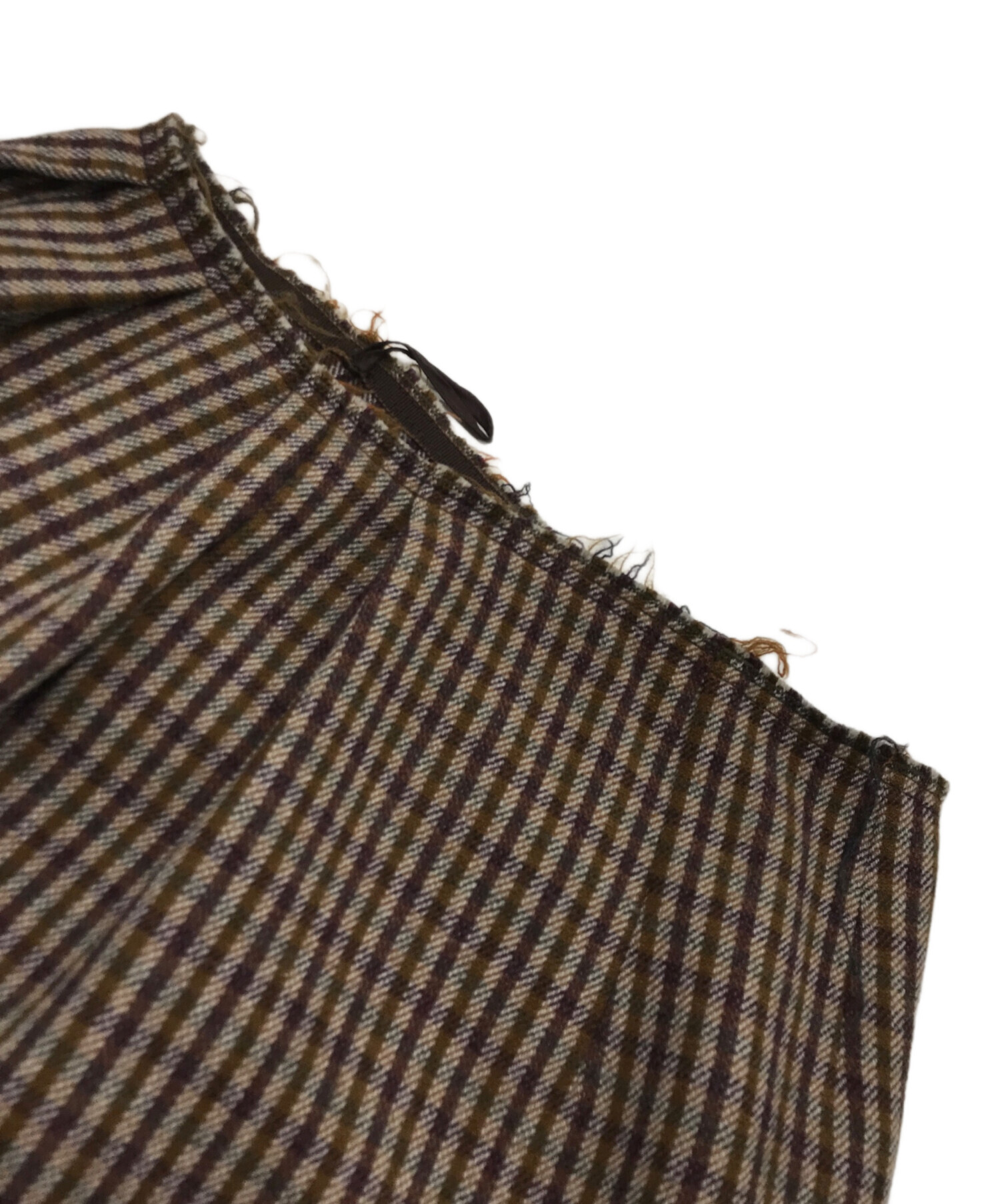 中古・古着通販】MIU MIU (ミュウミュウ) ウールラップスカート