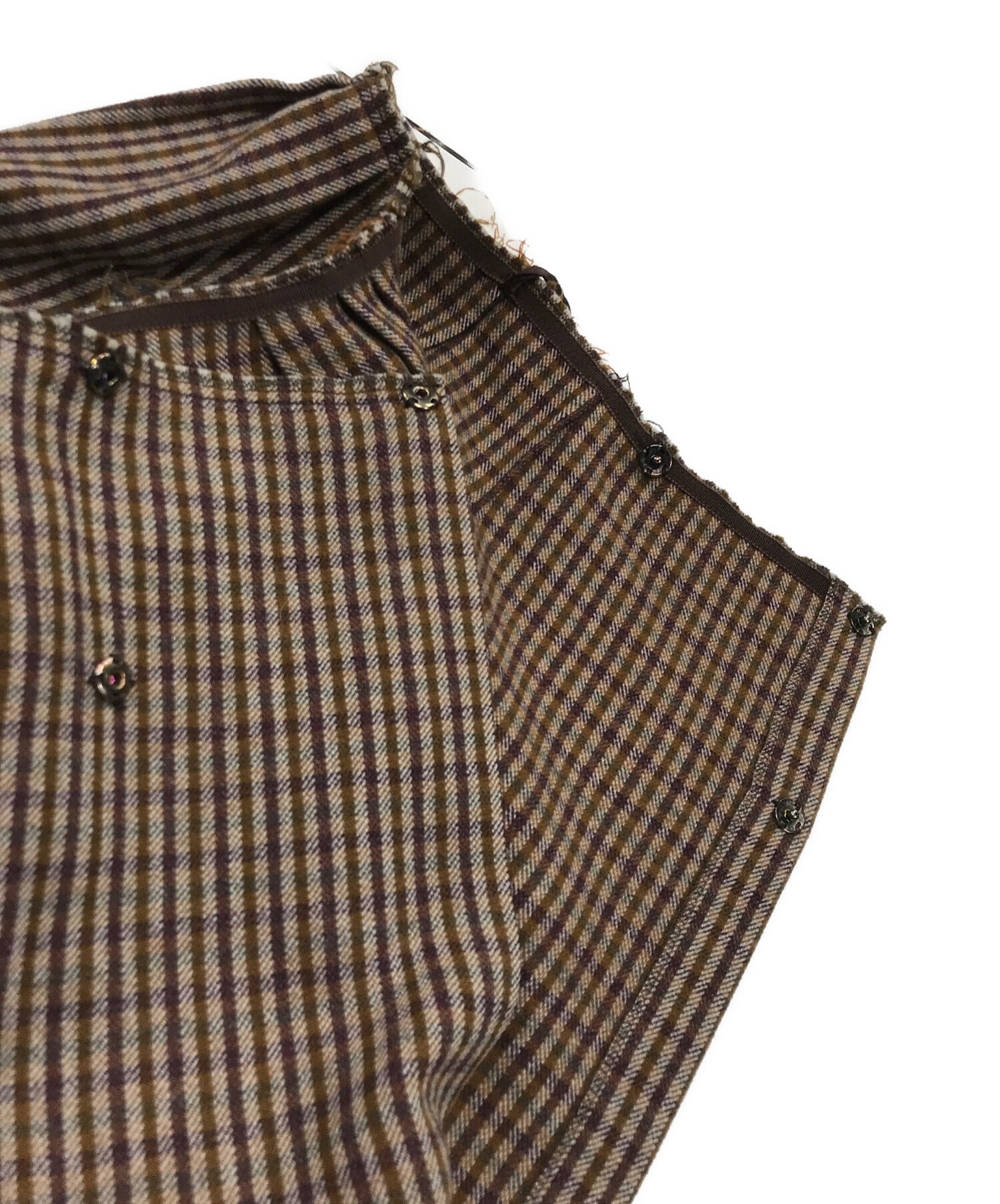 中古・古着通販】MIU MIU (ミュウミュウ) ウールラップスカート