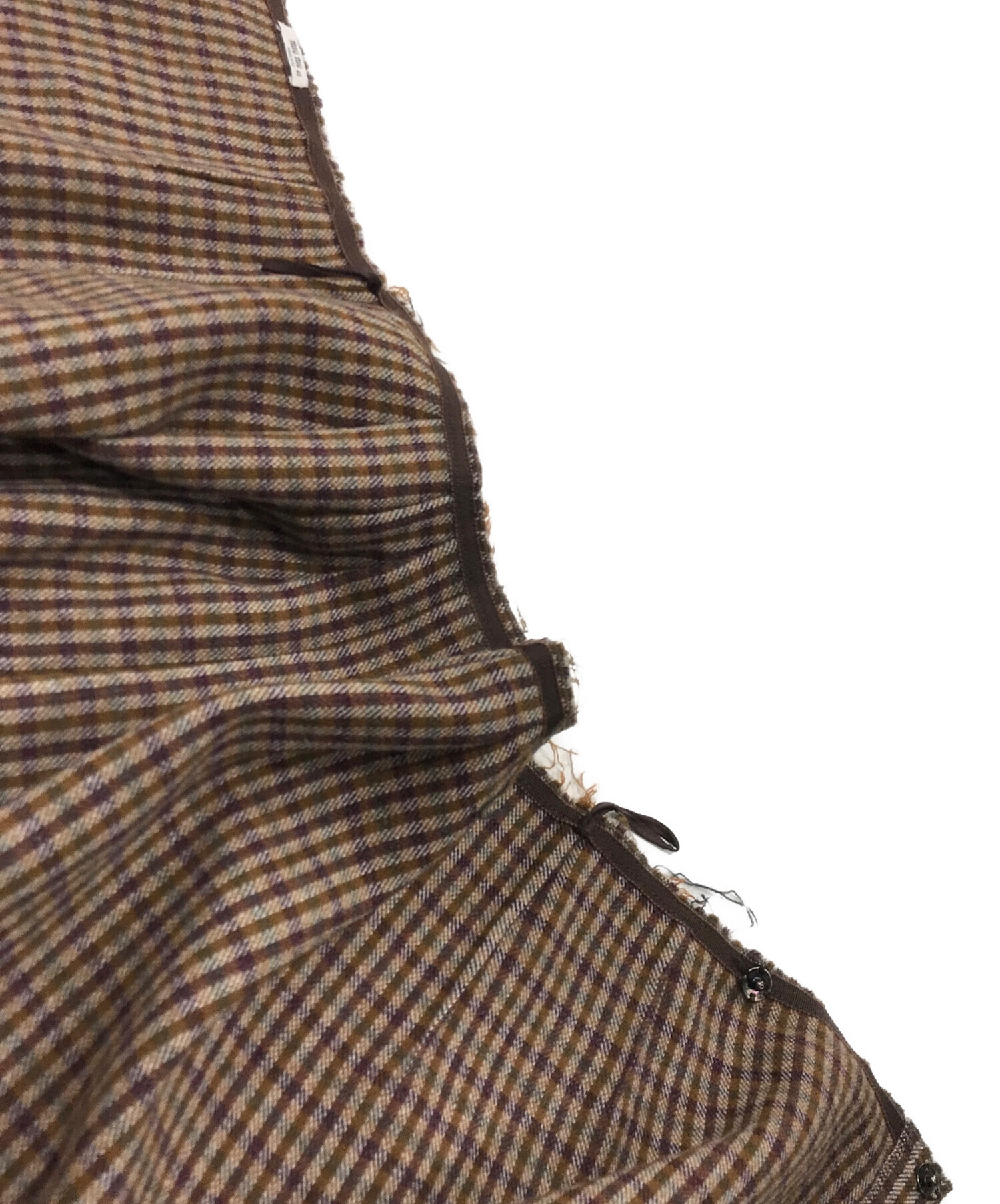 中古・古着通販】MIU MIU (ミュウミュウ) ウールラップスカート