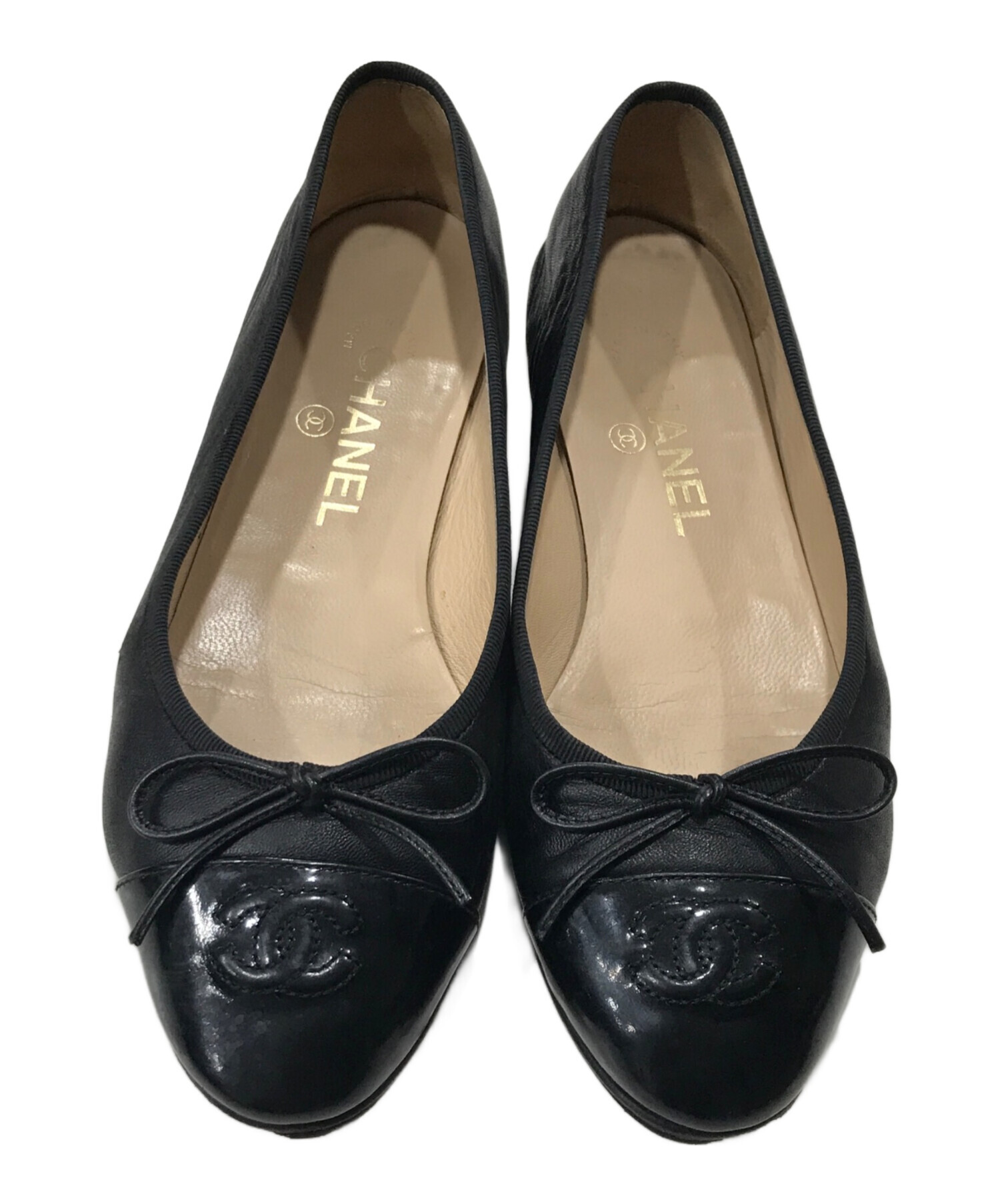 中古・古着通販】CHANEL (シャネル) ココマークパンプス ブラック