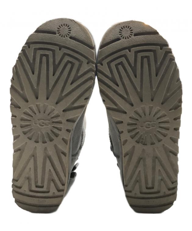 中古・古着通販】UGG (アグ) リボン付け替えブーツ グレー サイズ