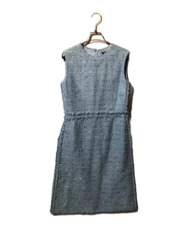 美品 ランバンコレクション ツイードノーカラージャケット マルチカラー 40 中古・古着通販】LANVIN COLLECTION (ランバンコレクション) ツイード