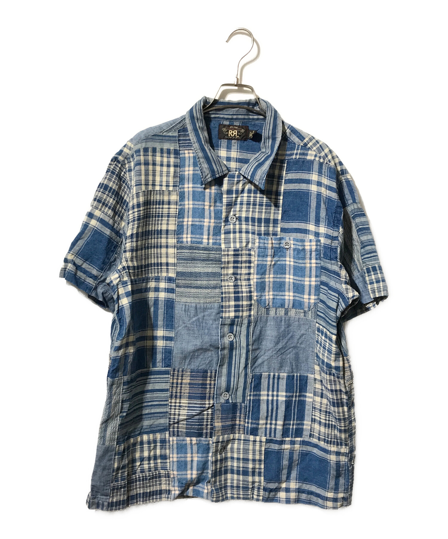 中古・古着通販】RRL (ダブルアールエル) インディゴパッチワーク