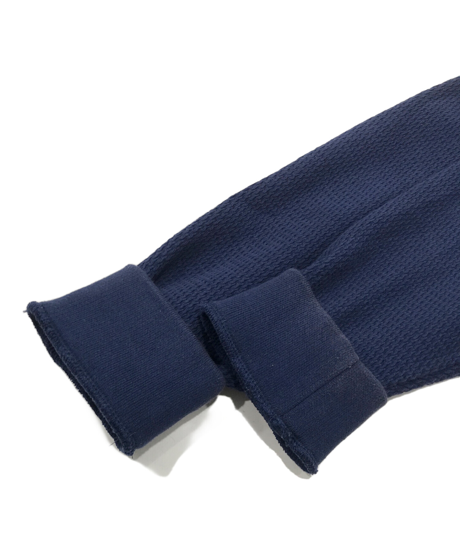中古・古着通販】DIESEL (ディーゼル) 裾ロゴワッフルフルジップパーカ