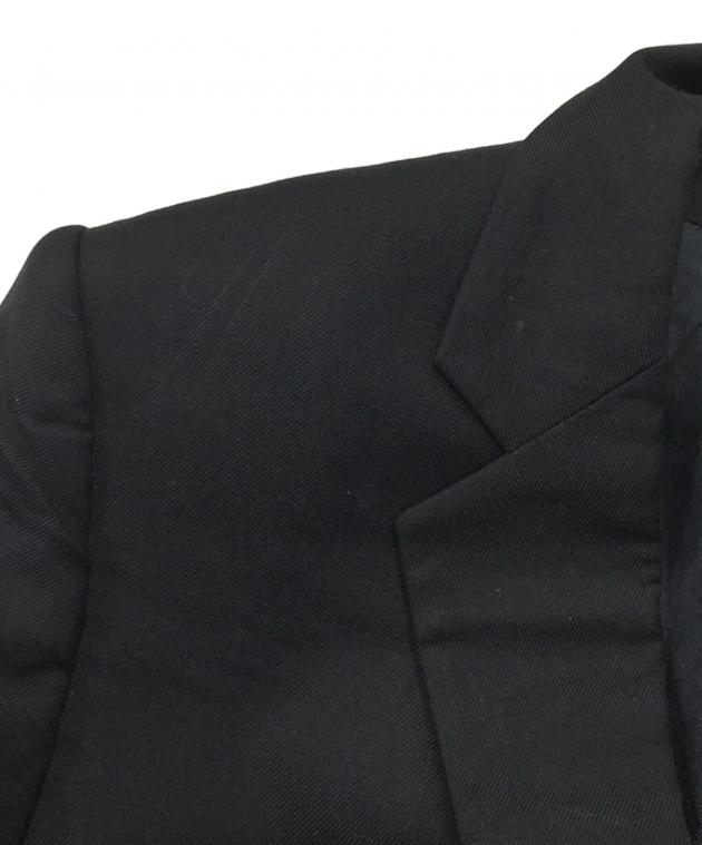 さと　サンローラン　テーラード　ジャケット　ブラック　　ノッチドラペル 中古・古着通販】Saint Laurent Paris (サンローランパリ) 金釦