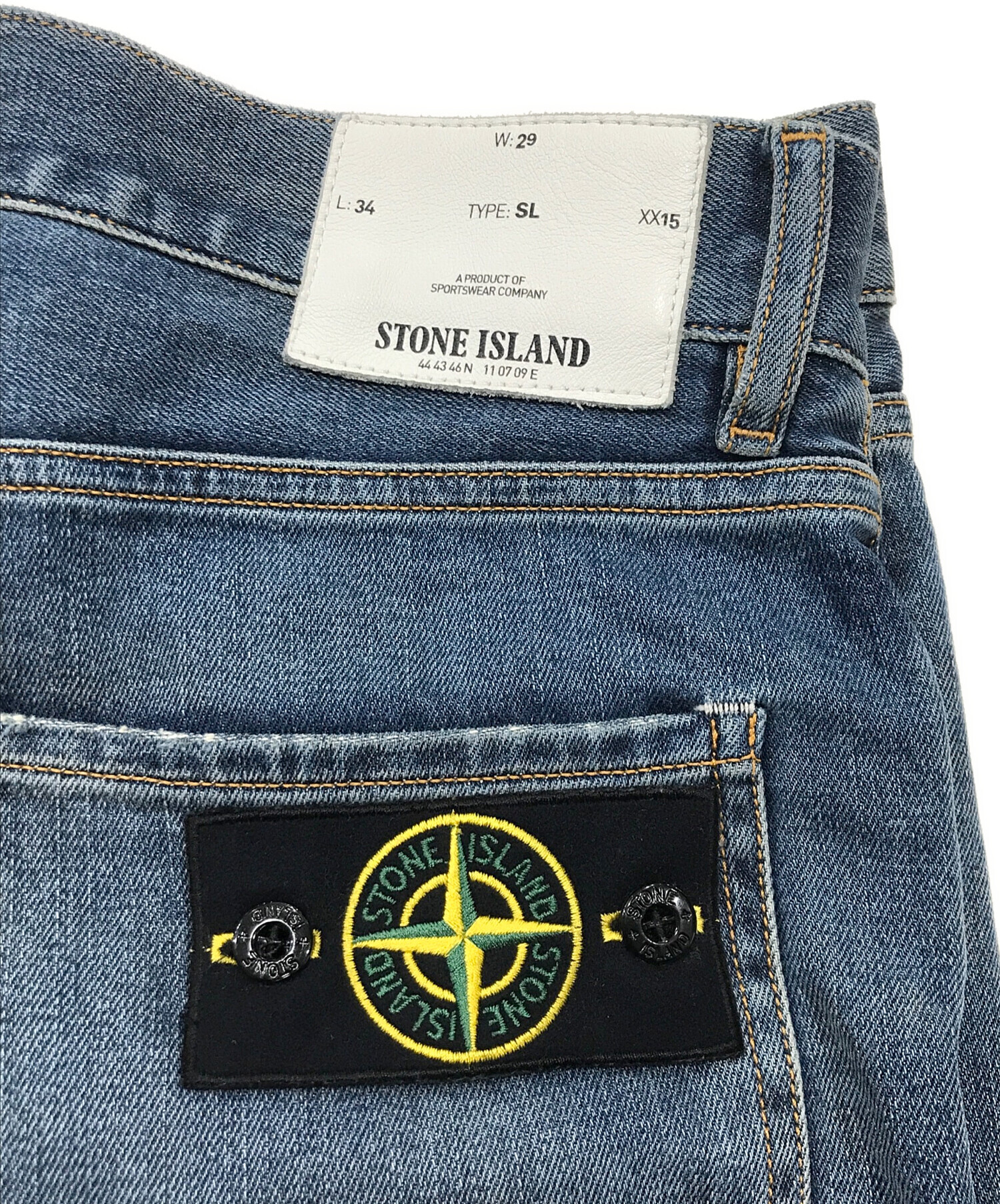 中古・古着通販】STONE ISLAND (ストーンアイランド) デニムパンツ