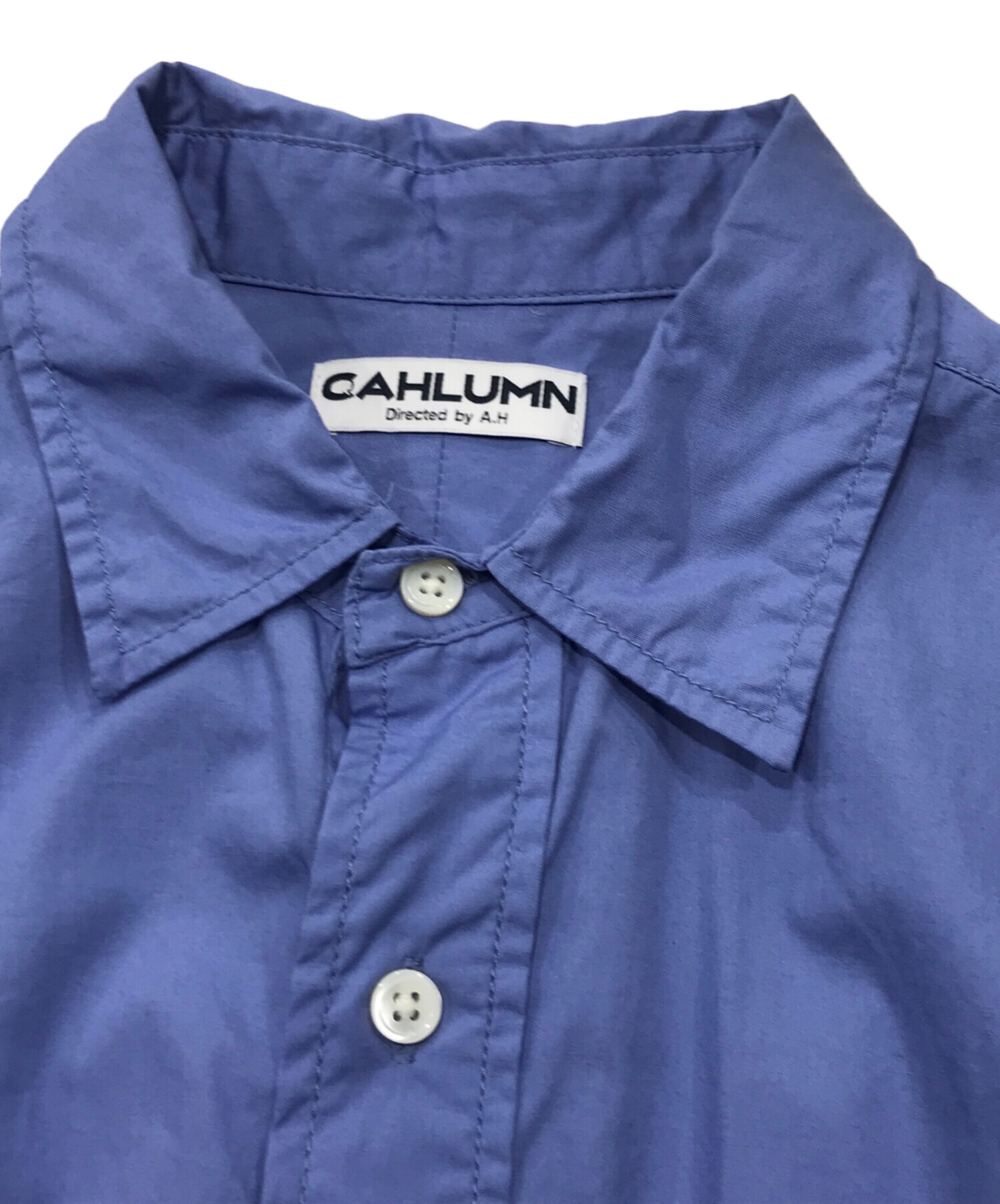 中古・古着通販】CAHLUMN (カウラム) マガジンポケットブロード シャツ