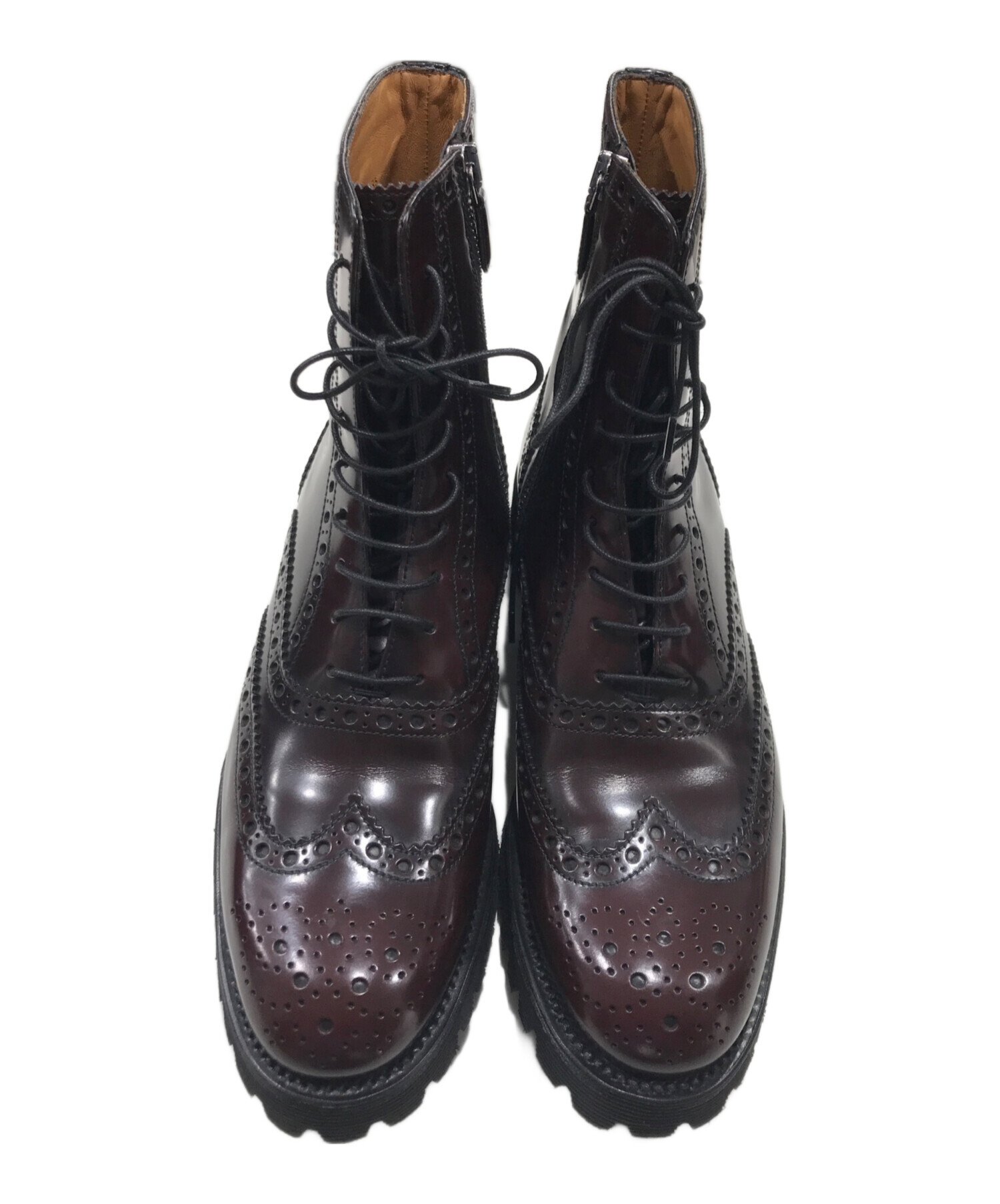 中古・古着通販】CHURCH'S (チャーチ) CAMMY/9ホールブーツ ブラウン