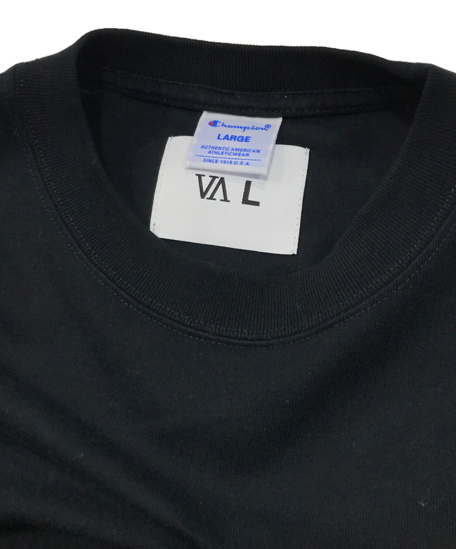 V.A Tokyo Champion ロンT (ブラック)サイズL 中古・古着通販】V.A. TOKYO (ヴイエー トウキョウ) Champion