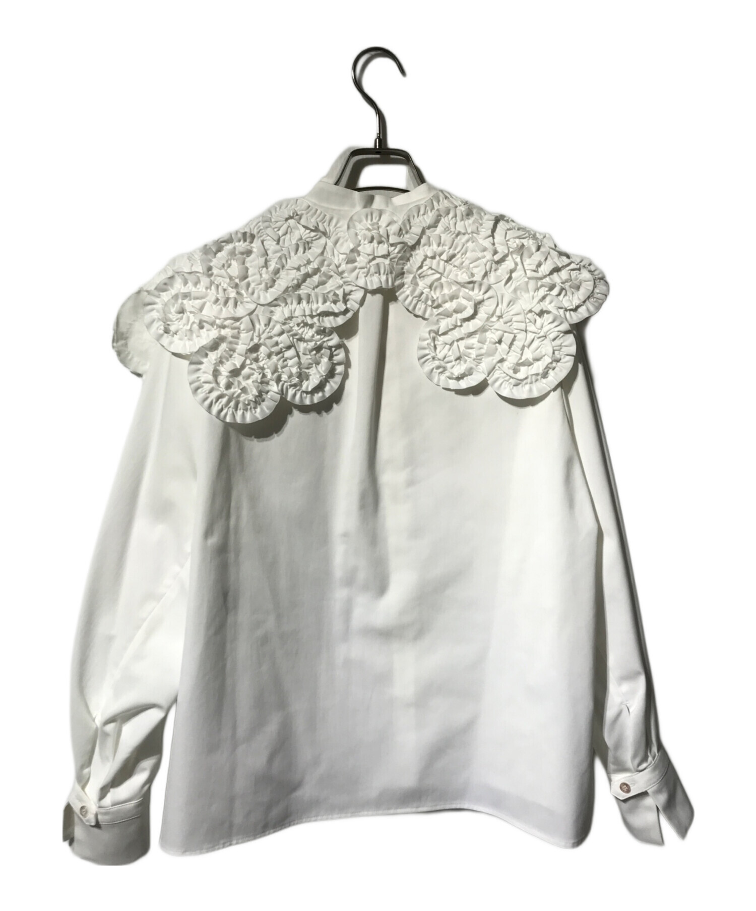 ホイップカラーブラウス　yori 中古・古着通販】YORI (ヨリ) ホイップカラーブラウス/ビックカラー