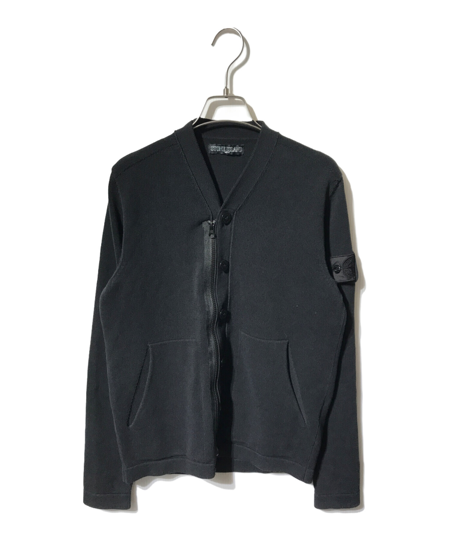 中古・古着通販】STONE ISLAND (ストーンアイランド) Vネックジップ